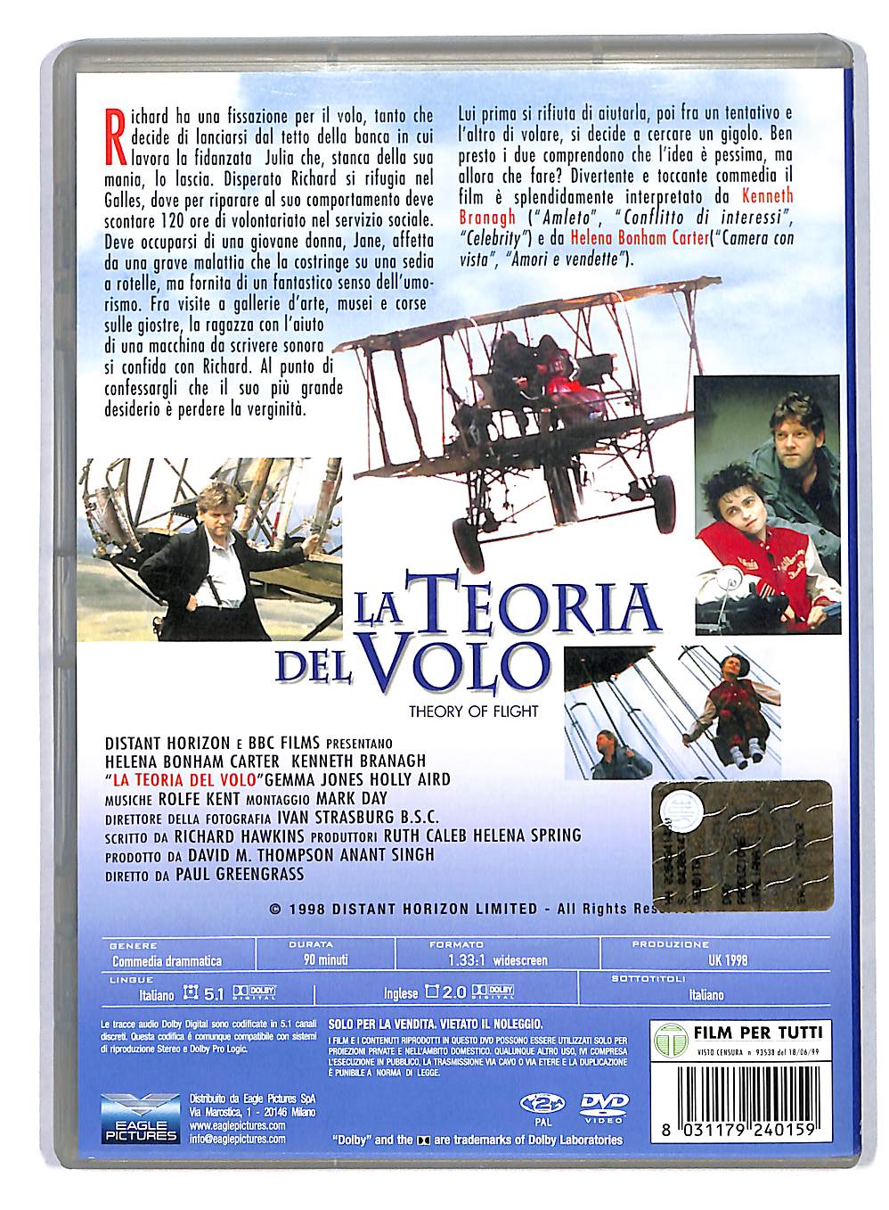 EBOND La teoria del volo DVD DB556042