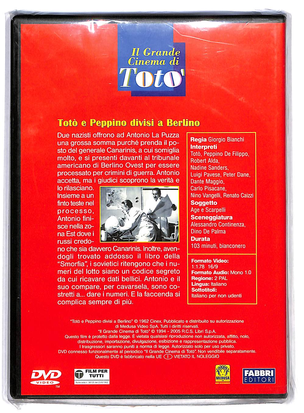 EBOND Toto e Peppino divisi a Berlino  EDITORIALE DVD DB556058