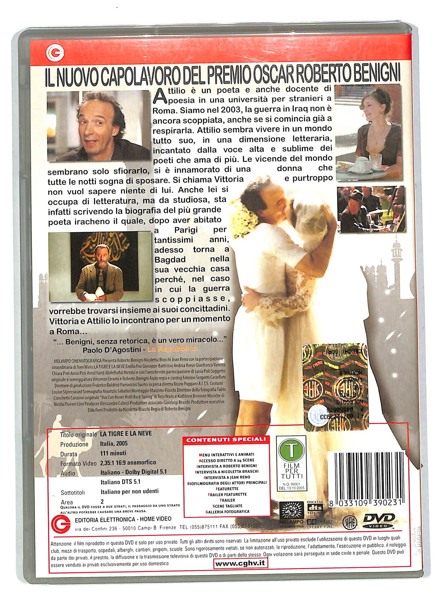EBOND La tigre e la neve DVD DB556907
