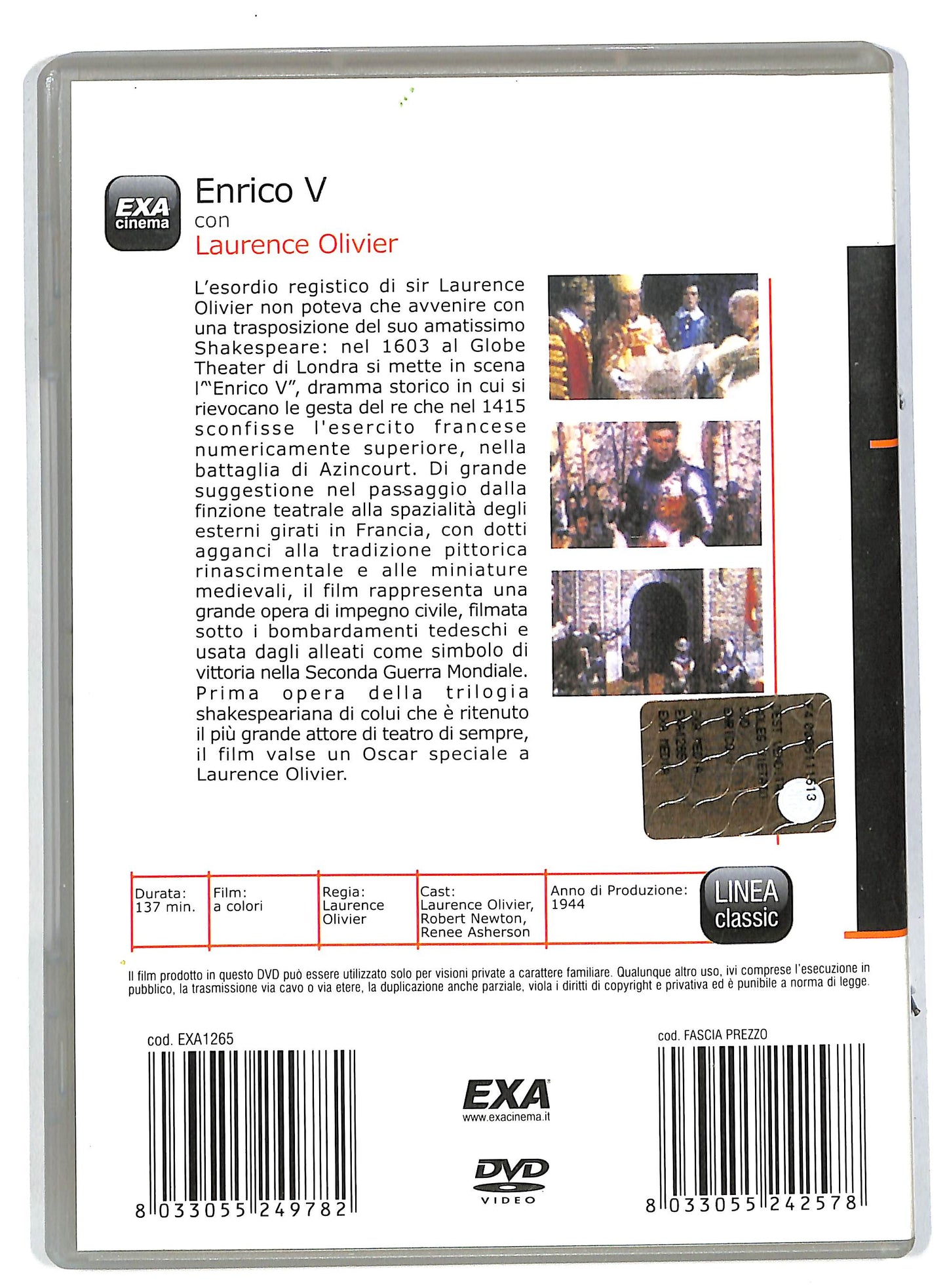 EBOND Enrico V ( film 1944) EDITORIALE DVD DB556941