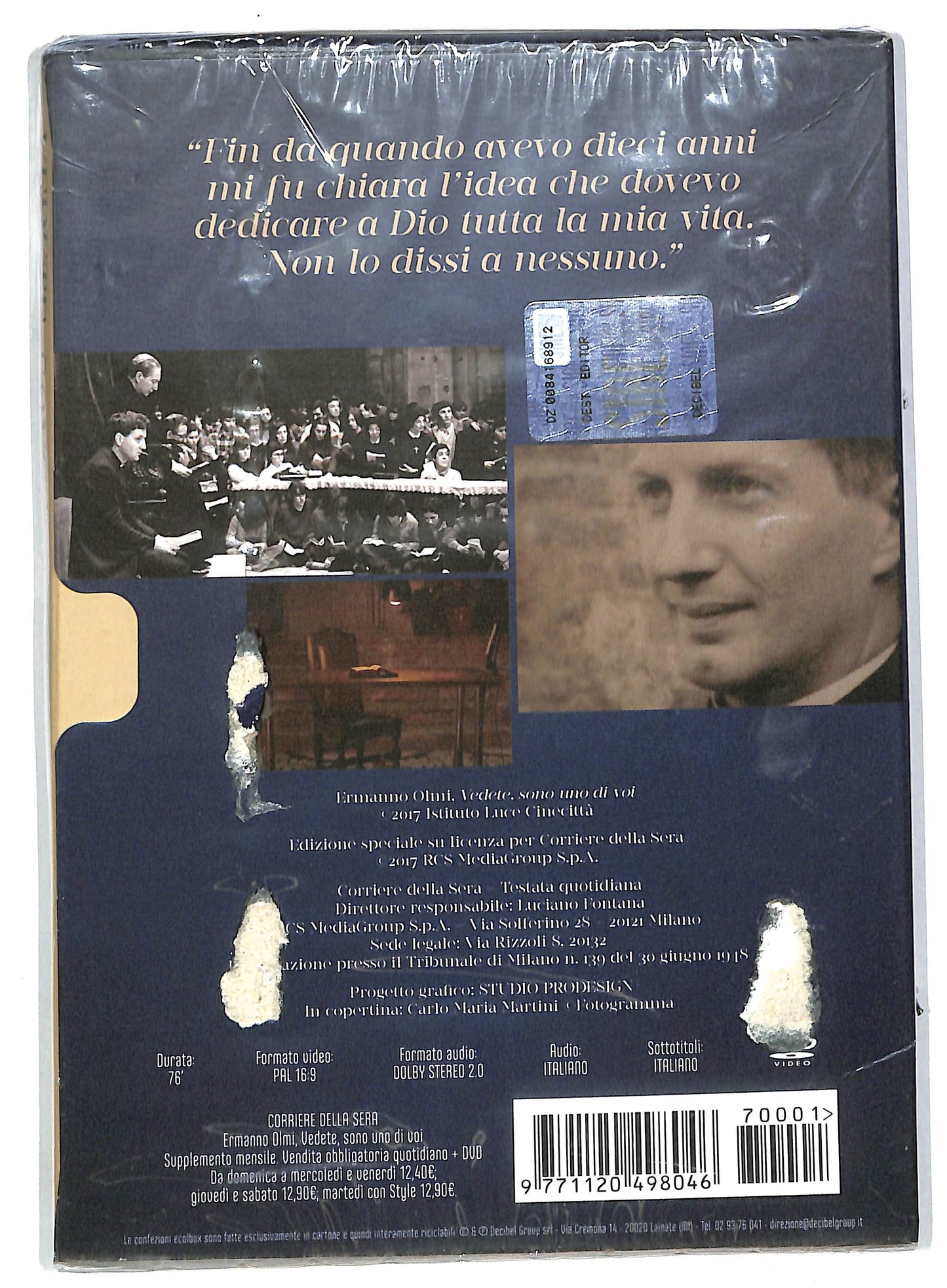 EBOND Vedete sono uno di voi DIGIPACK EDITORIALE DVD DB556954