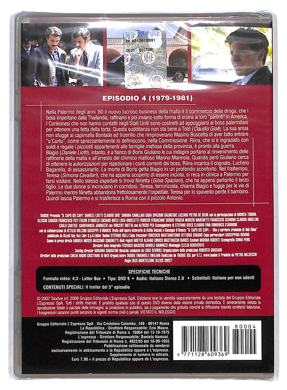 EBOND Il Capo Dei Capi Episodio 4 Editoriale DVD DB557614