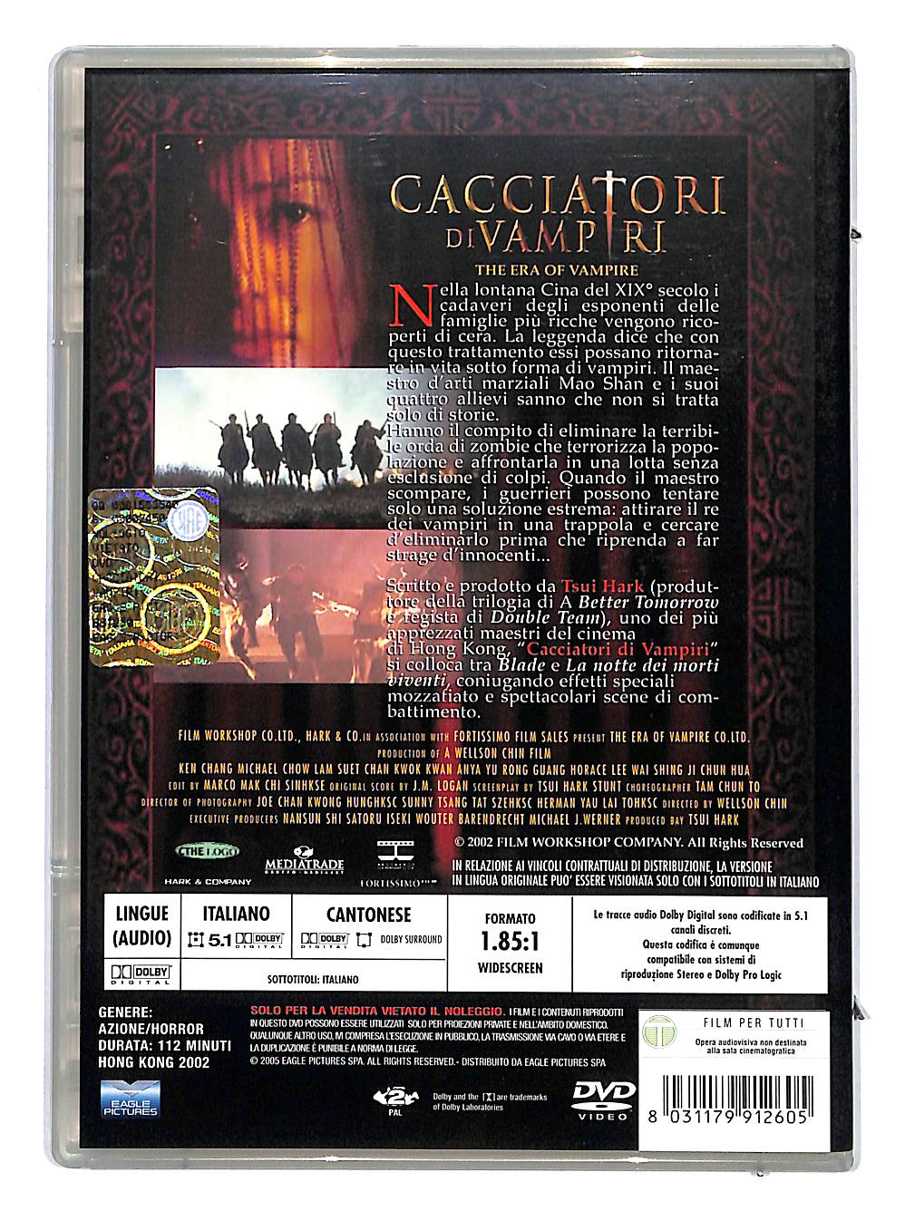 EBOND Cacciatori di Vampiri SlimCase DVD DB557635