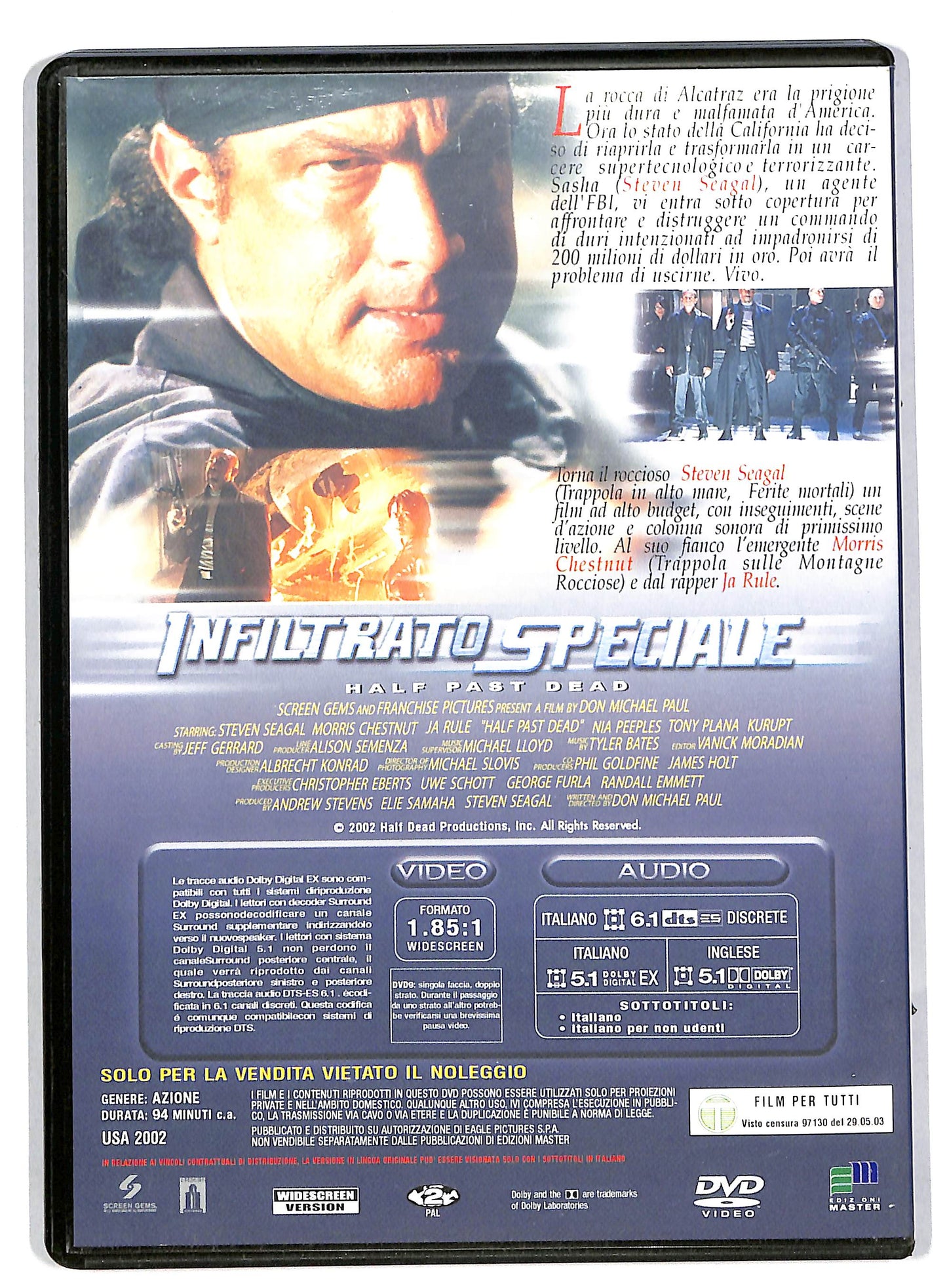 EBOND Infiltrato Speciale EDITORIALE DVD DB557806