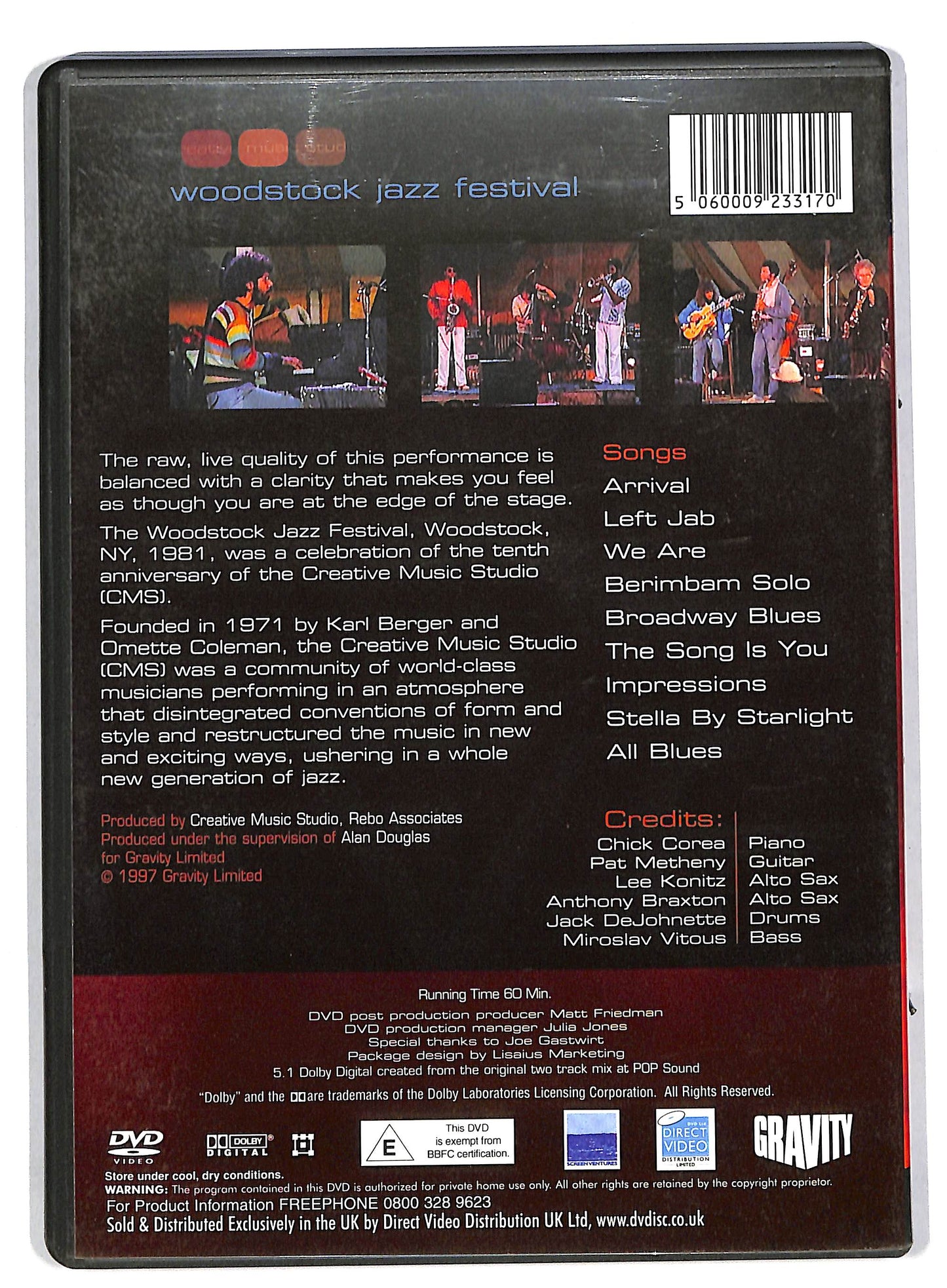 EBOND Woodstock Jazz Festival - Jack DeJohnett DVD DB557815