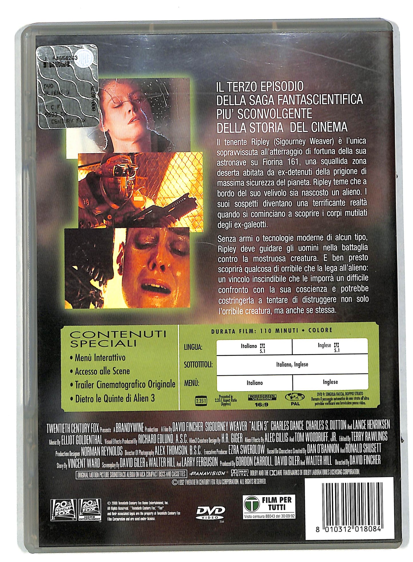 EBOND Alien 3 DVD DB557817