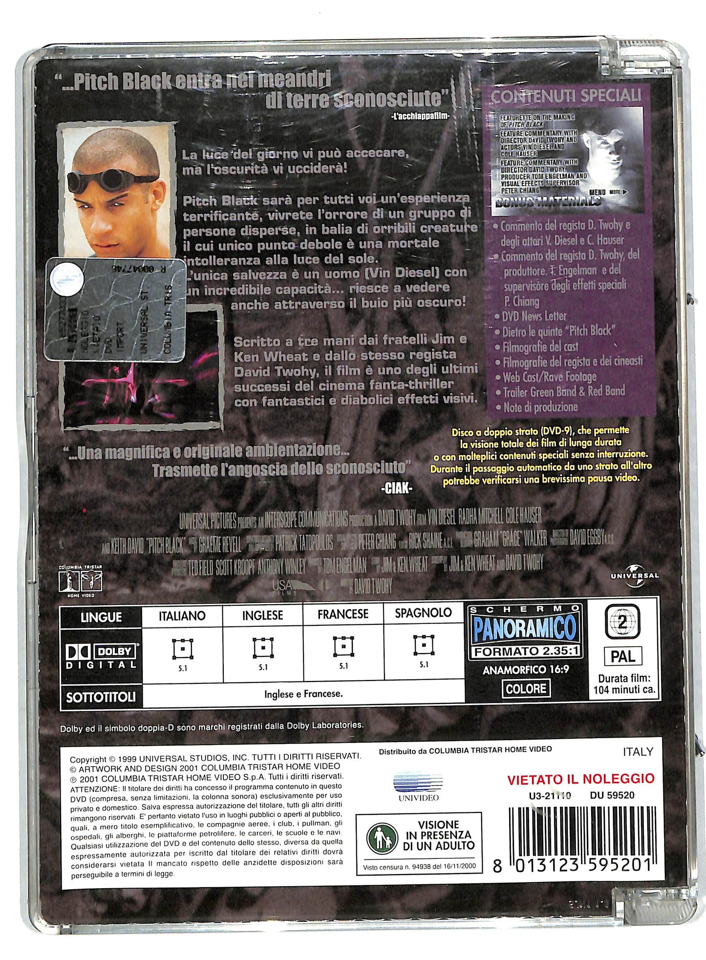 EBOND Pitch Black SJB DVD DB557818