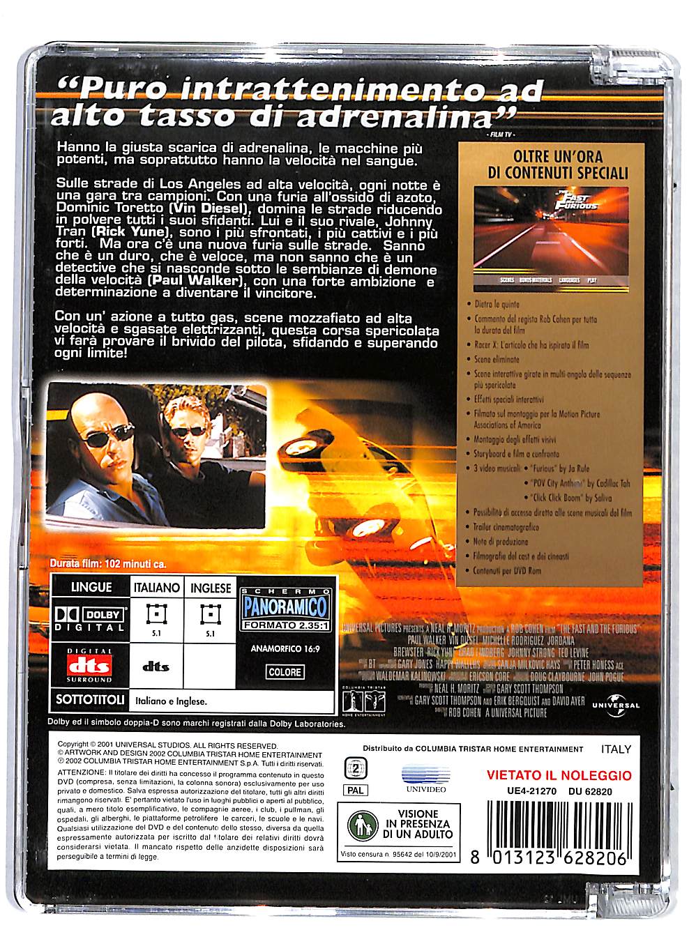 EBOND Fast and Furious  SJB DVD DB558119