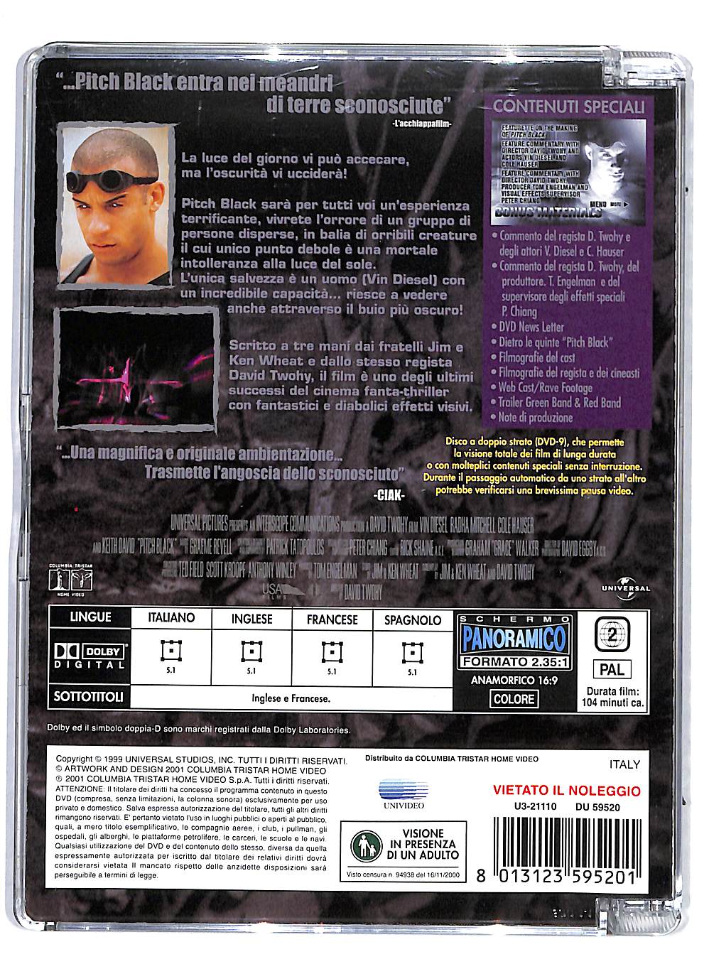 EBOND Pitch Black  SJB DVD DB558125