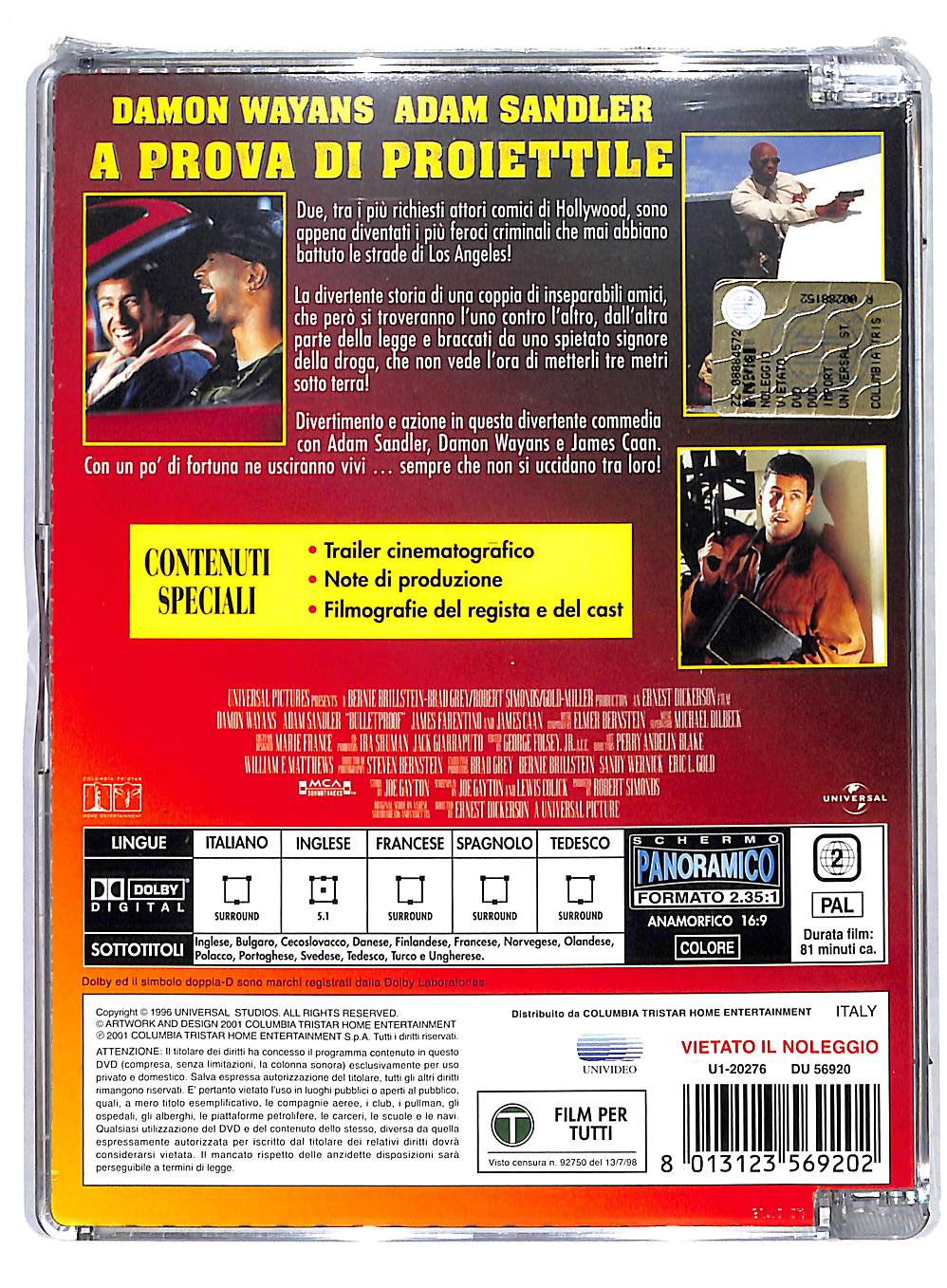EBOND A Prova DI Proiettile SJB DVD DB558136