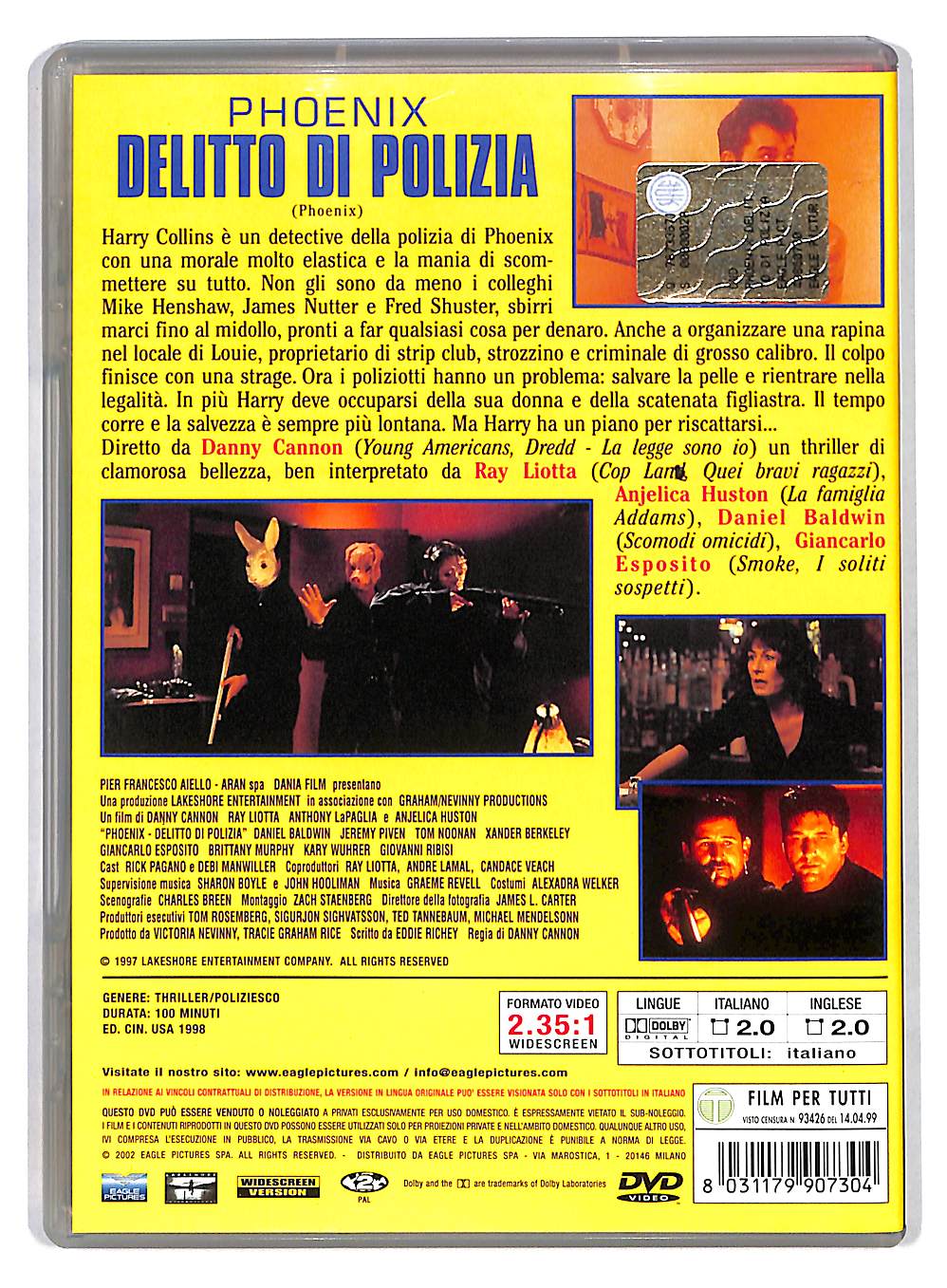 EBOND Phoenix - Delitto Di Polizia  Editoriale DVD DB558623