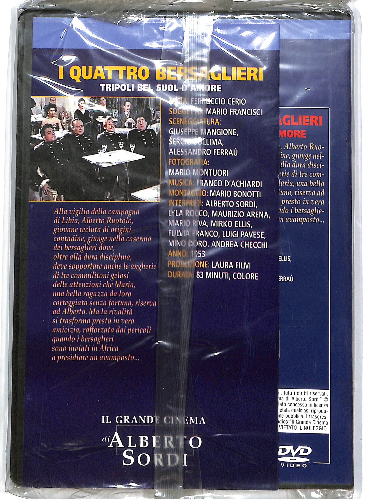 EBOND Il Grande cinema di Alberto Sordi Fabbri I quattro Bersaglieri DVD DB559008