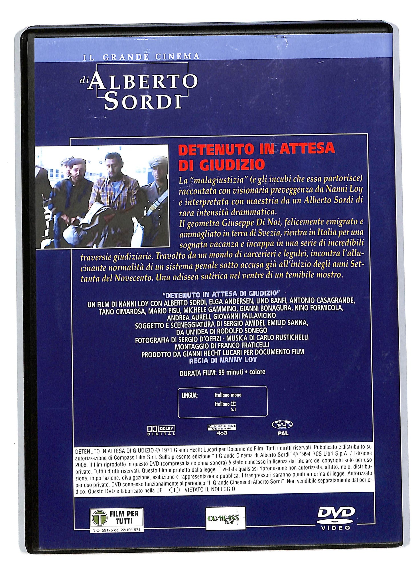 EBOND Detenuto in attesa di giudizio DVD DB559032