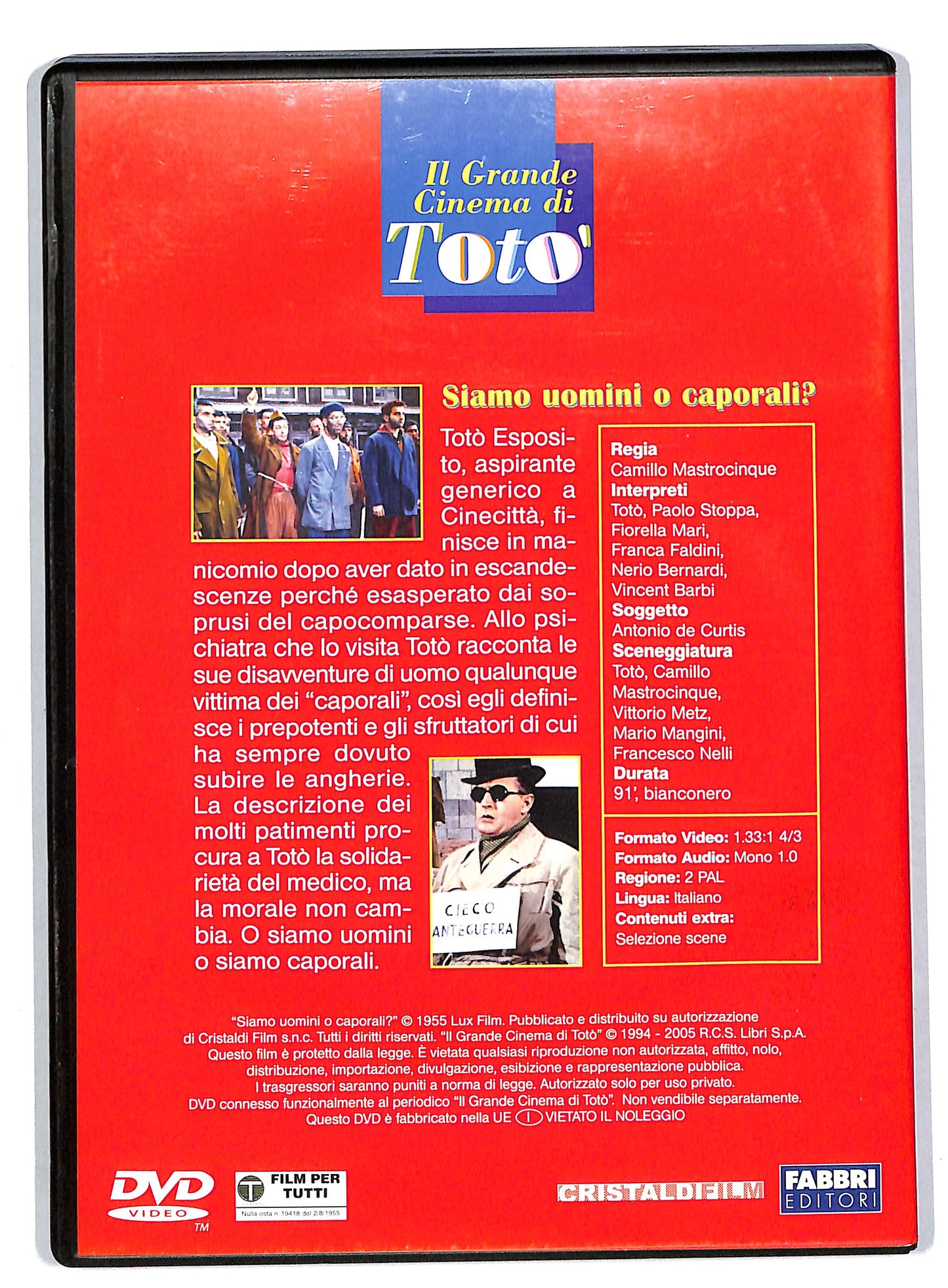 EBOND Siamo Uomini O Caporali? - Toto DVD DB559042