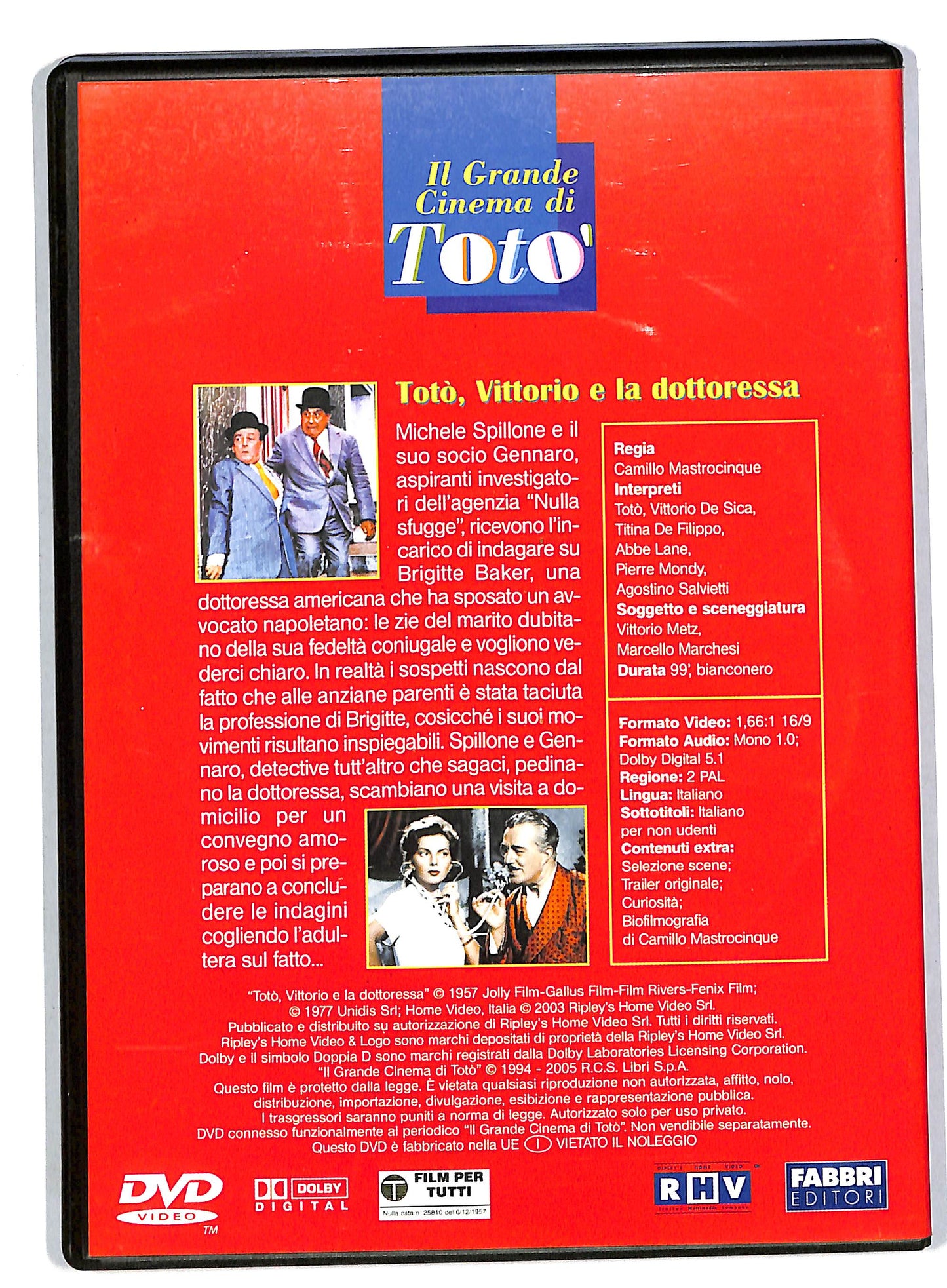EBOND Toto, Vittorio e la dottoressa  EDITORIALE DVD DB559050