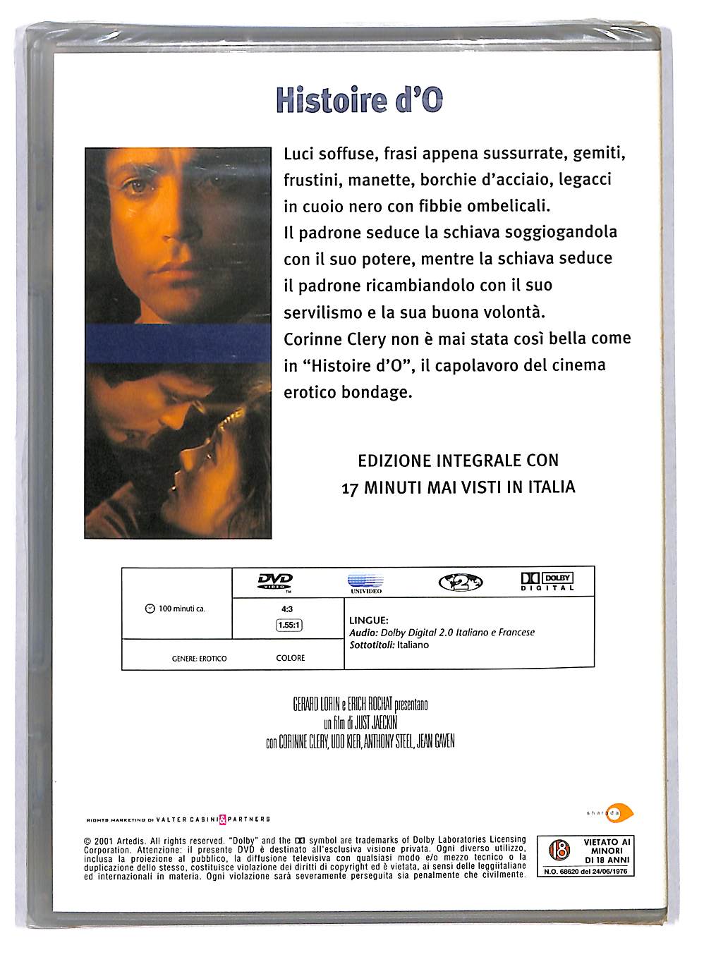 EBOND Histoire D'o Editoriale DVD DB559329