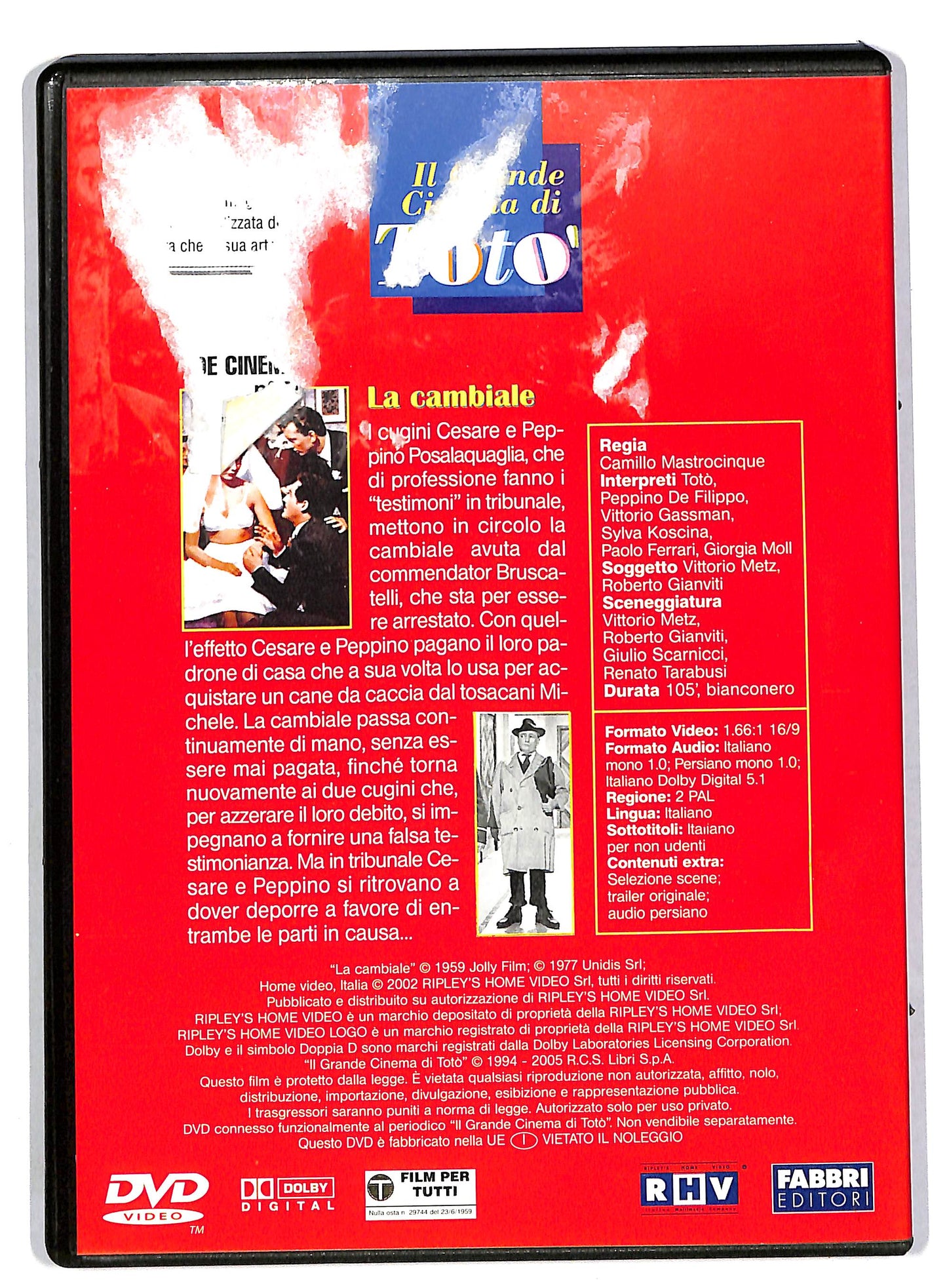EBOND La cambiale EDITORIALE DVD DB559529