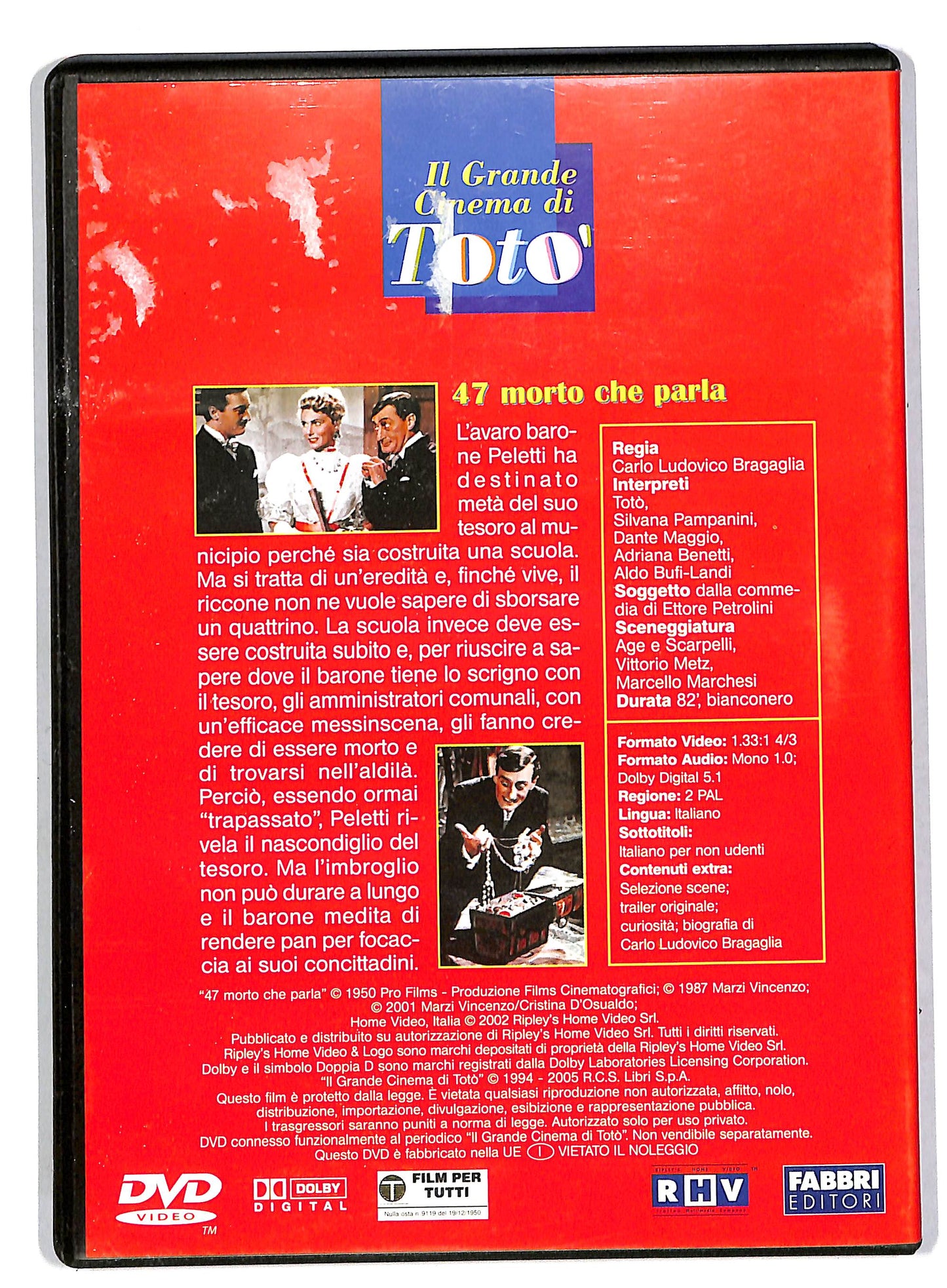 EBOND 47 morto che parla EDITORIALE DVD DVD DB559532