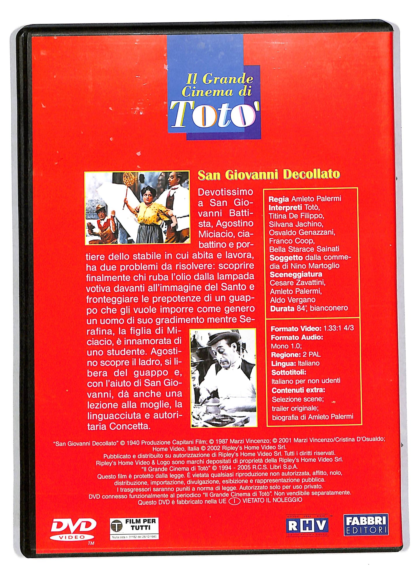 EBOND San Giovanni decollato EDITORIALE DVD  DVD DB559544
