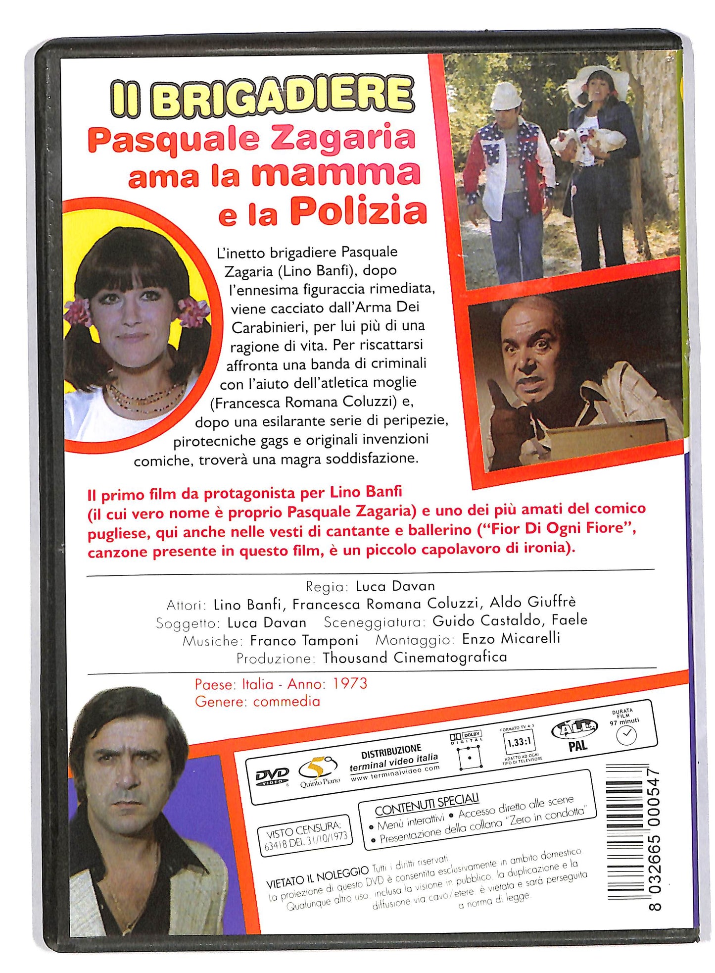 EBOND Il brigadiere Pasquale Zagaria ama la mamma NOLEGGIO DVD DB559554