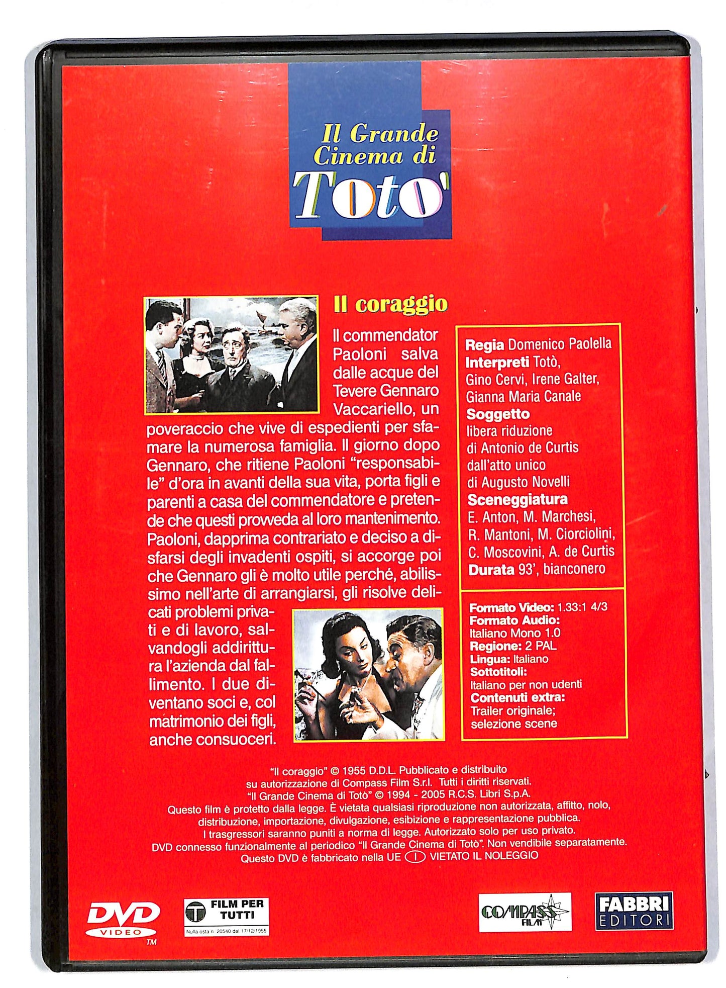 EBOND Il Coraggio EDITORIALE DVD DB559559