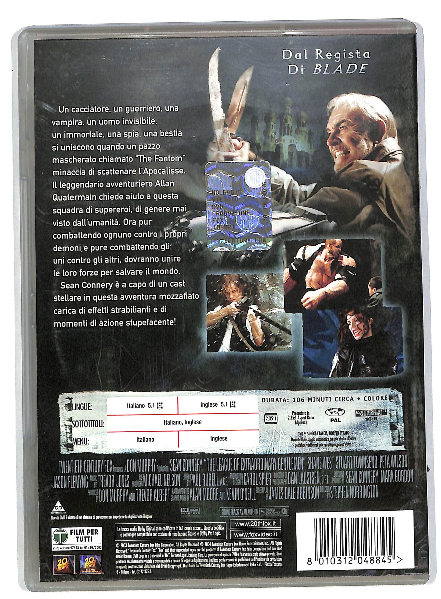 EBOND La Leggenda Degli Uomini Straordinari DVD DB560117