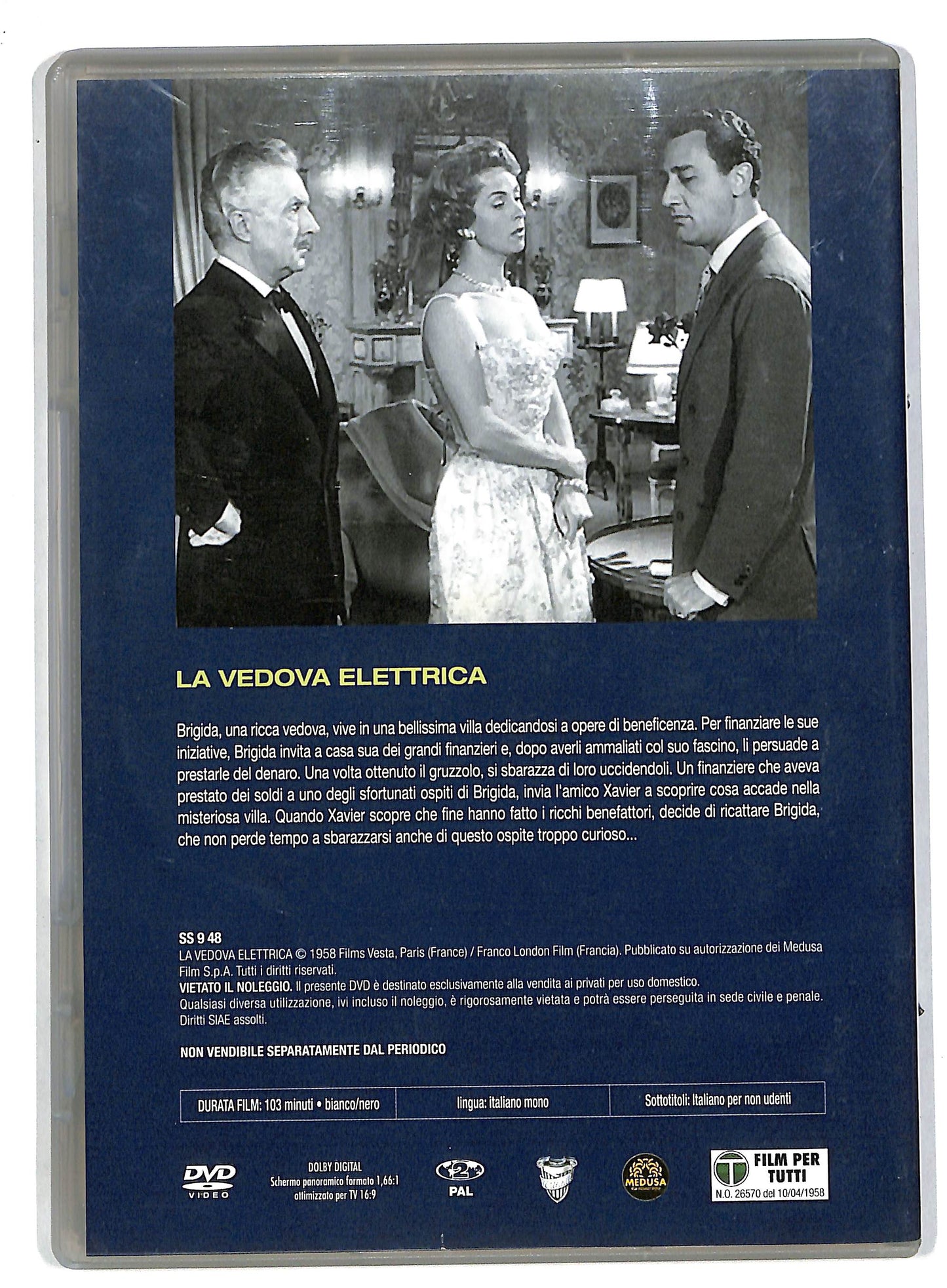 EBOND La vedova elettrica EDITORIALE  DVD DB560148