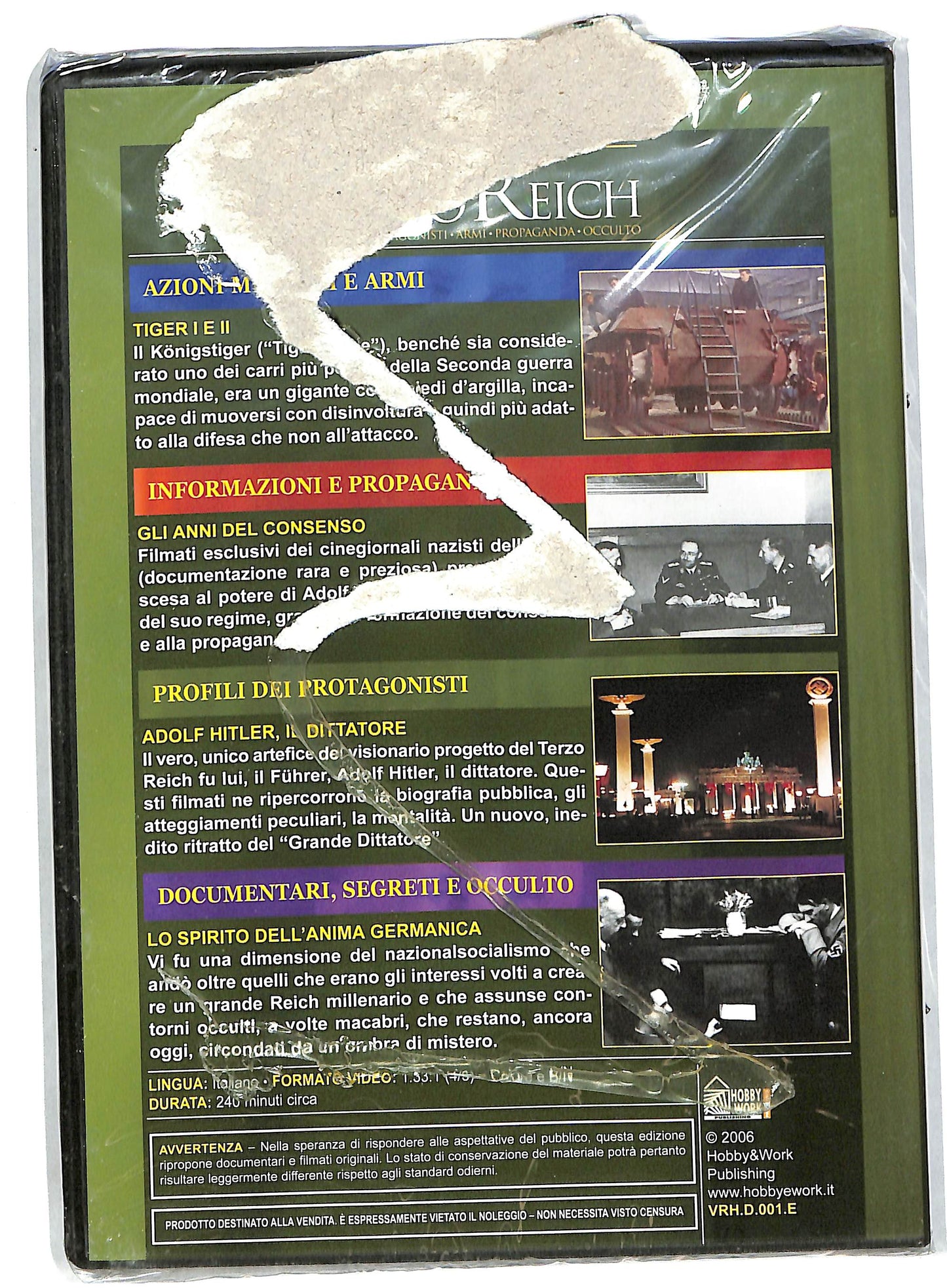 EBOND Videoenciclopedia del Terzo Reich Vol 1 EDITORIALE DVD DB560159