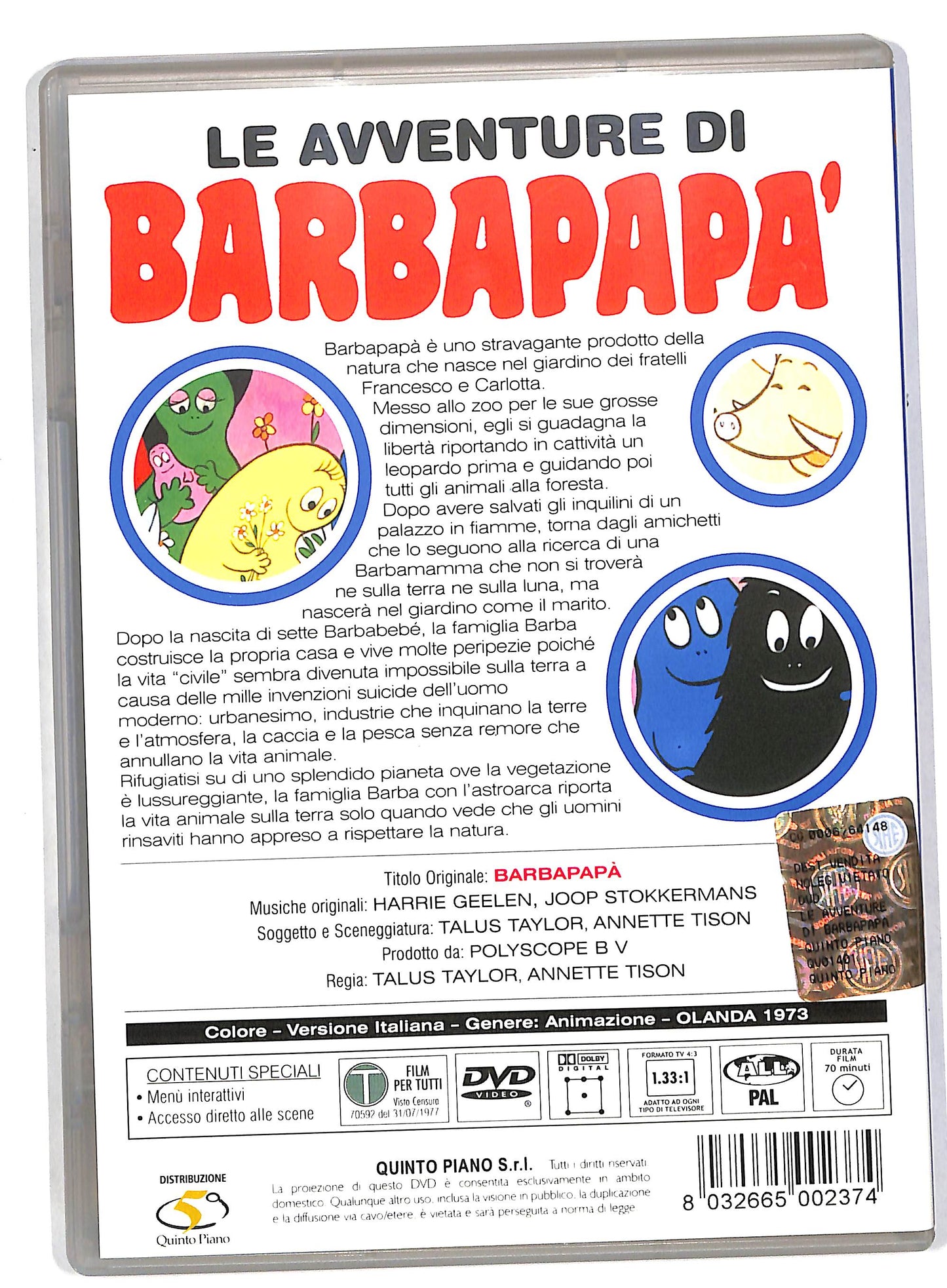 EBOND Le Avventure Di Barbapapa DVD DB560456