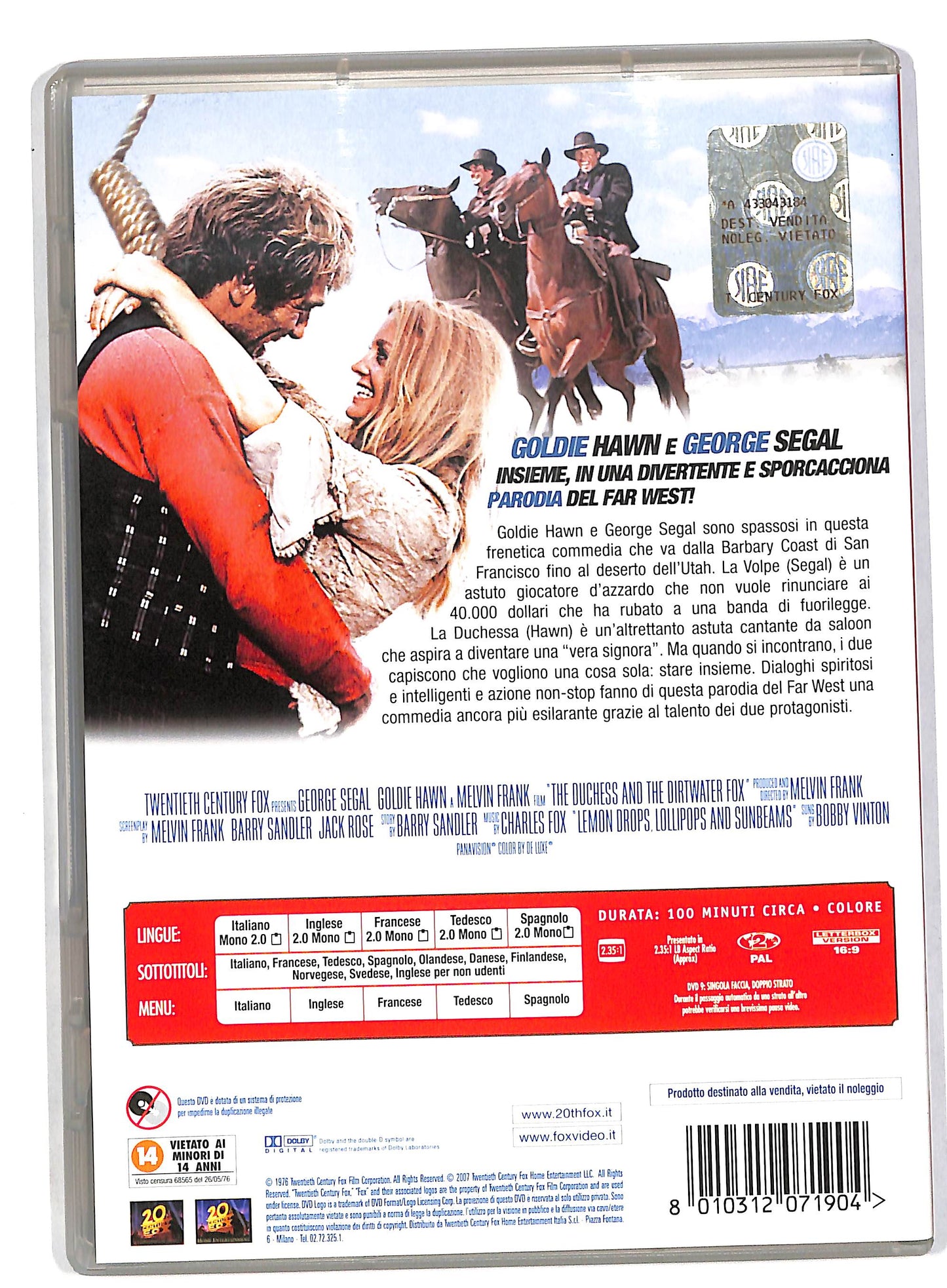 EBOND La volpe e la duchessa  DVD DB560457