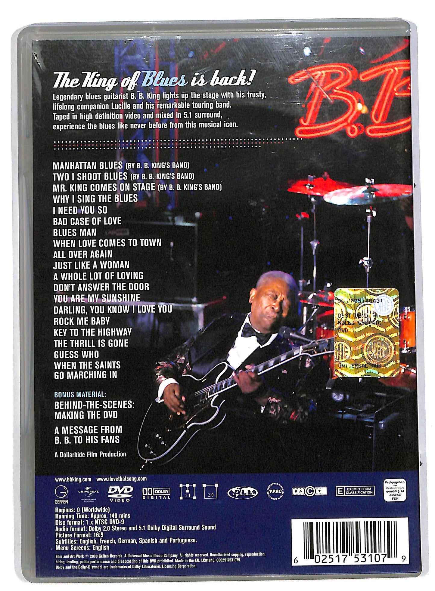 EBOND B.B. king - B.B. king live DVD DB560650