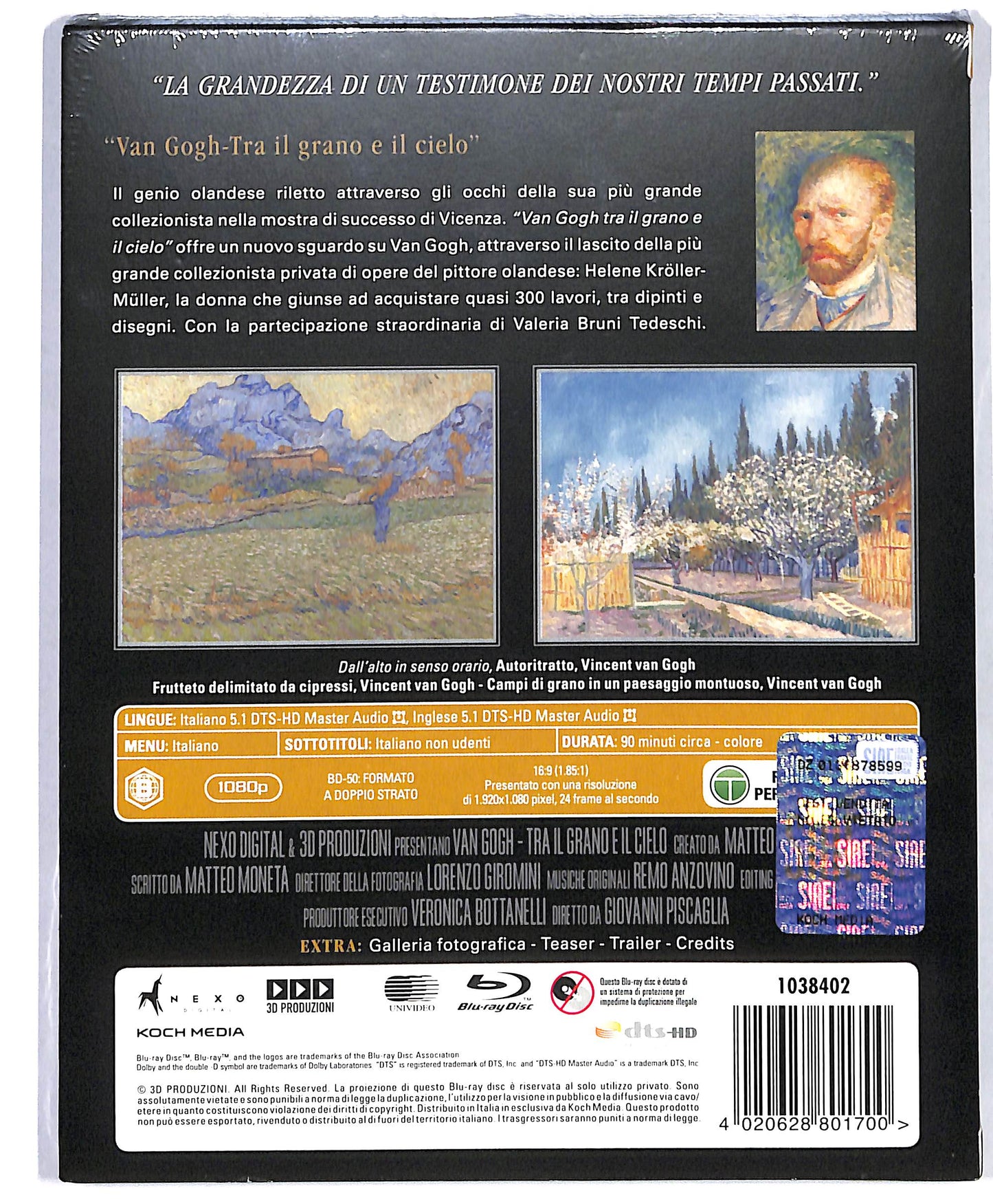 EBOND Van Gogh tra IL Grano e Il Cielo Limited Edition Slipcase BLURAY DB560916