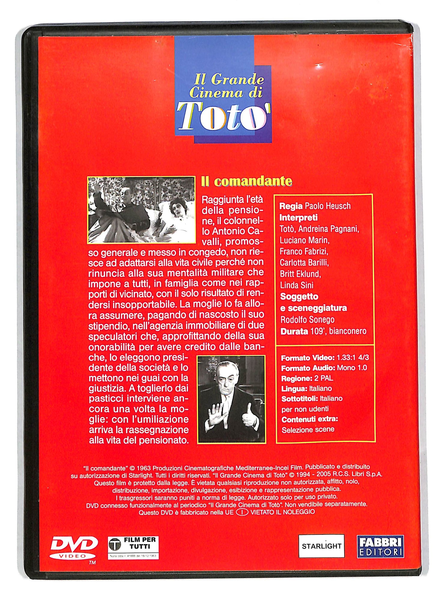 EBOND Il comandante EDITORIALE DVD DB561110