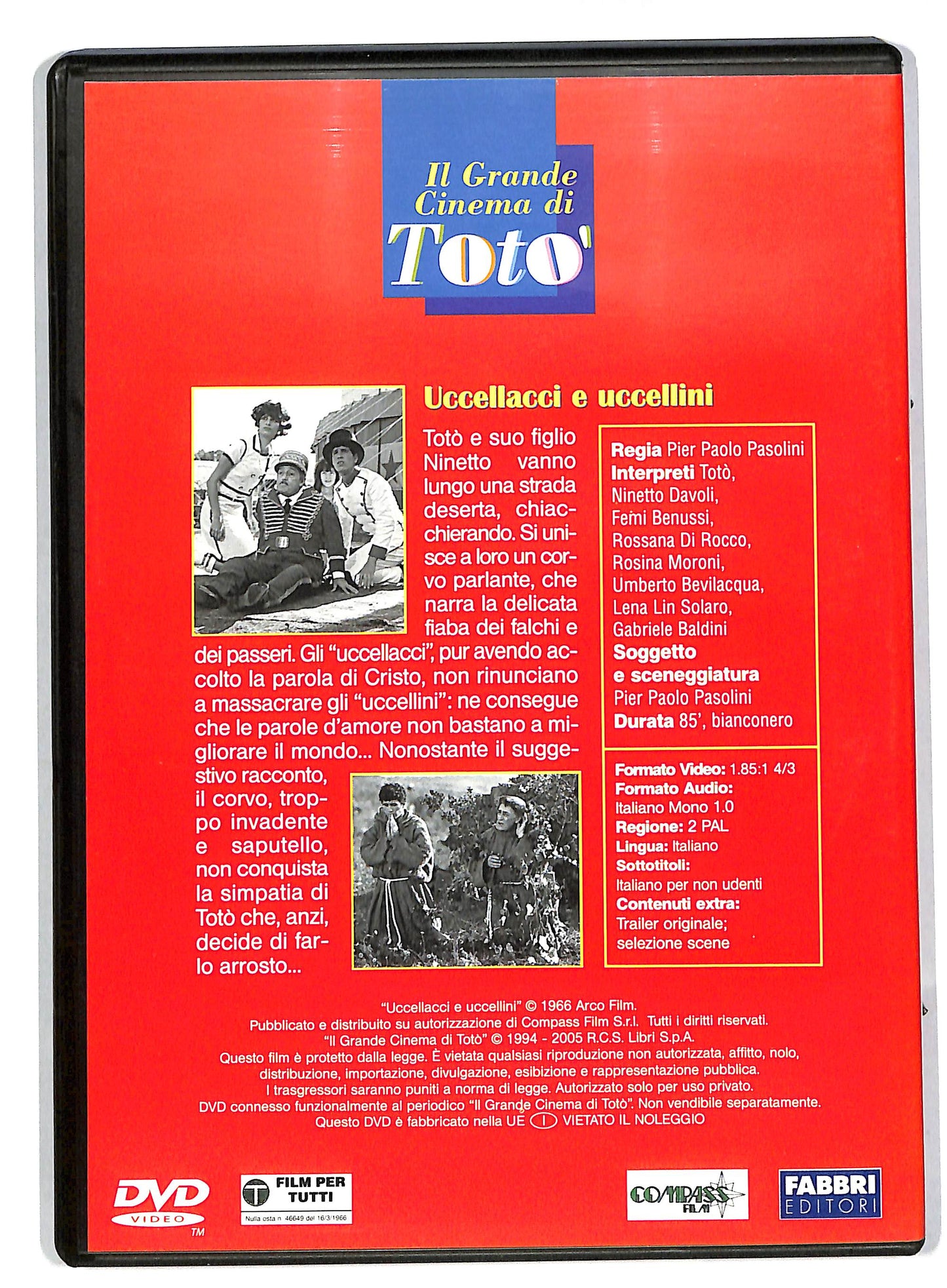 EBOND Uccellacci e uccellini EDITORIALE DVD DB561137