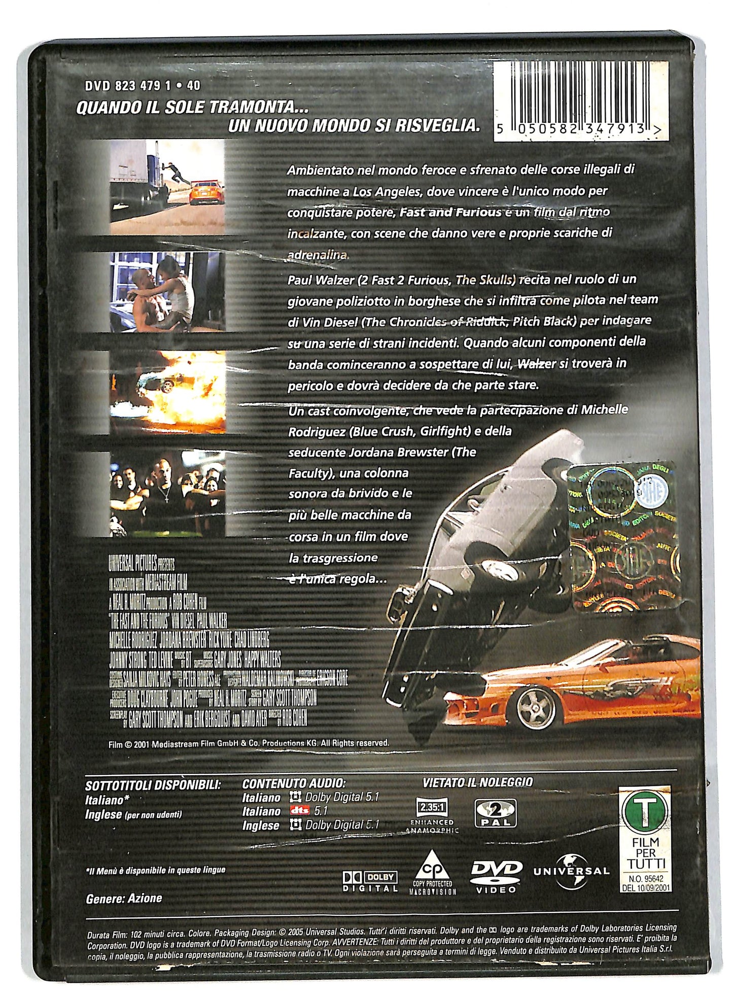 EBOND Fast and Furious DVD DB561147