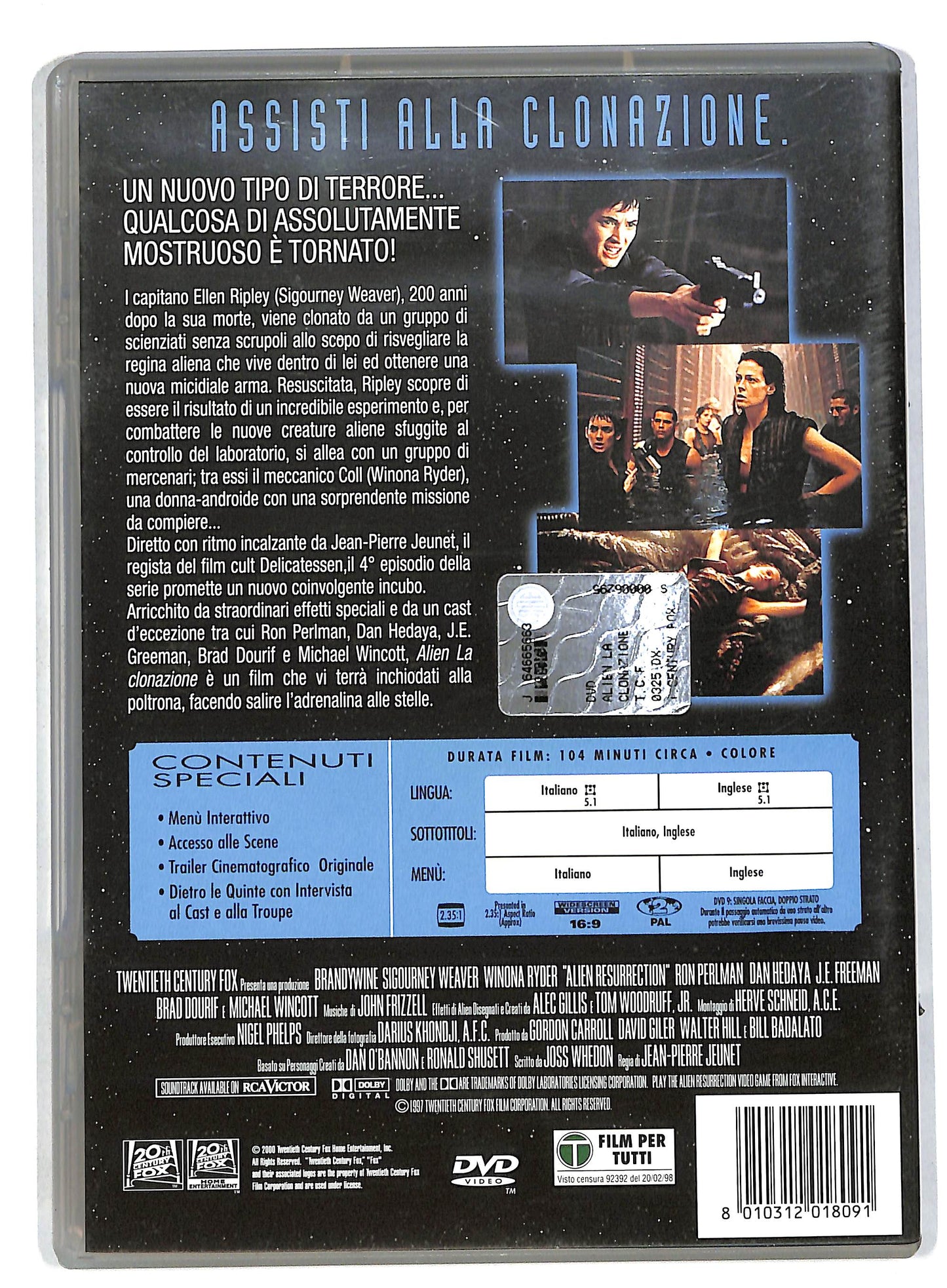 EBOND Alien - La clonazione DVD DB561417