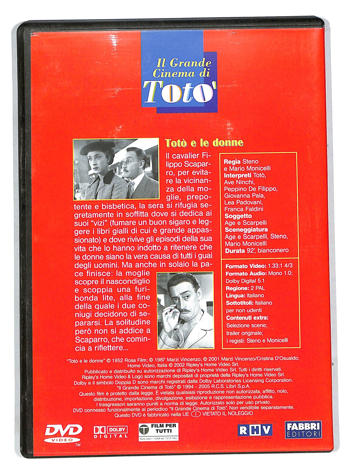 EBOND Toto e le donne EDITORIALE DVD DB561442