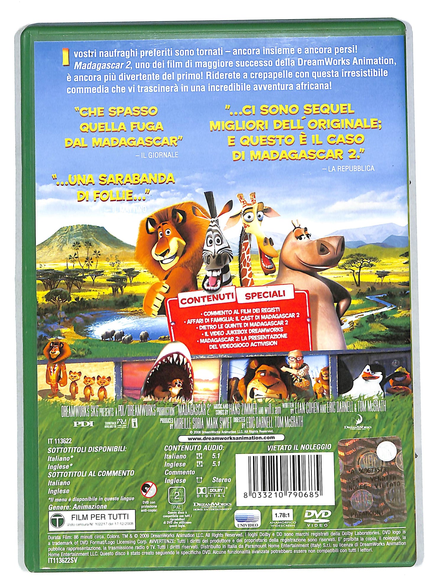 EBOND Madagascar 2 DVD DB561450