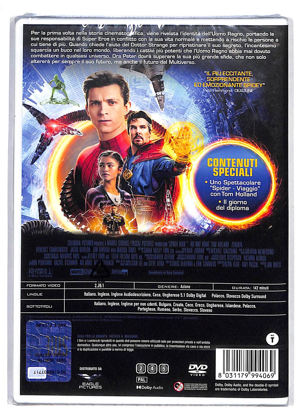 EBOND Spider-Man No Way Home  DVD DB561801