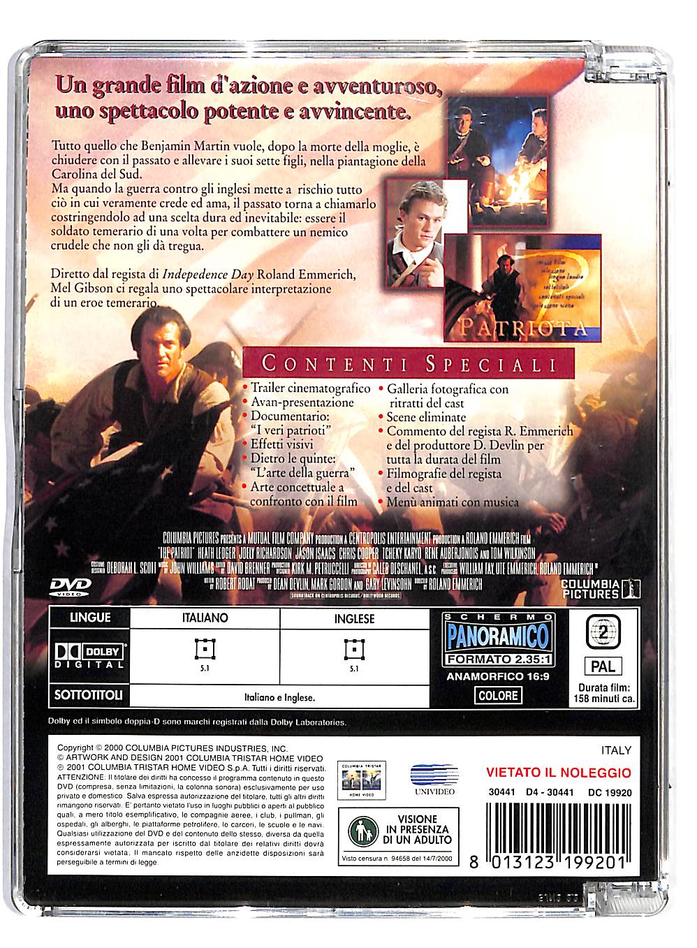 EBOND Il Patriota DVD DB561810