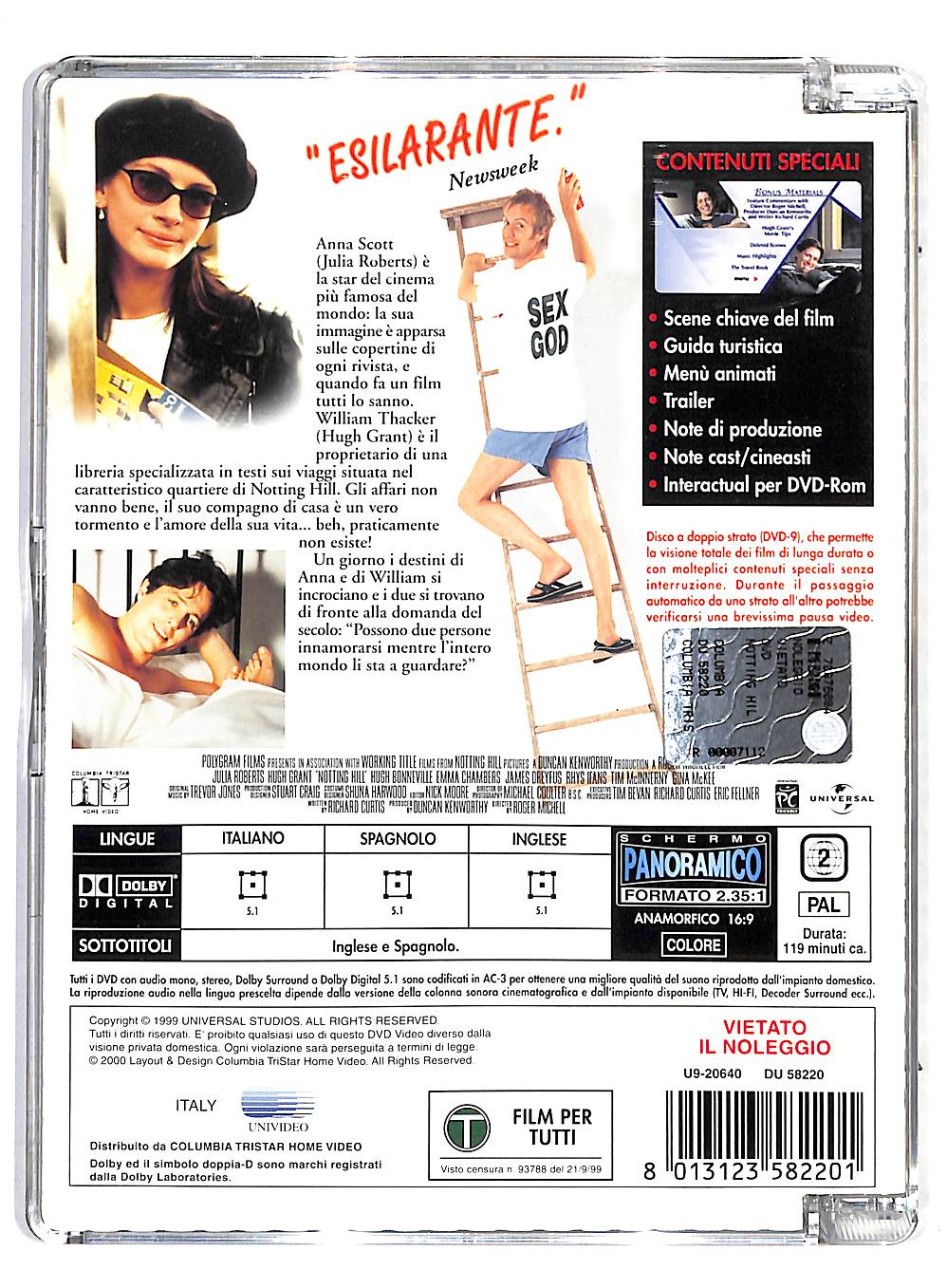 EBOND Notting Hill SJB DVD DB561822