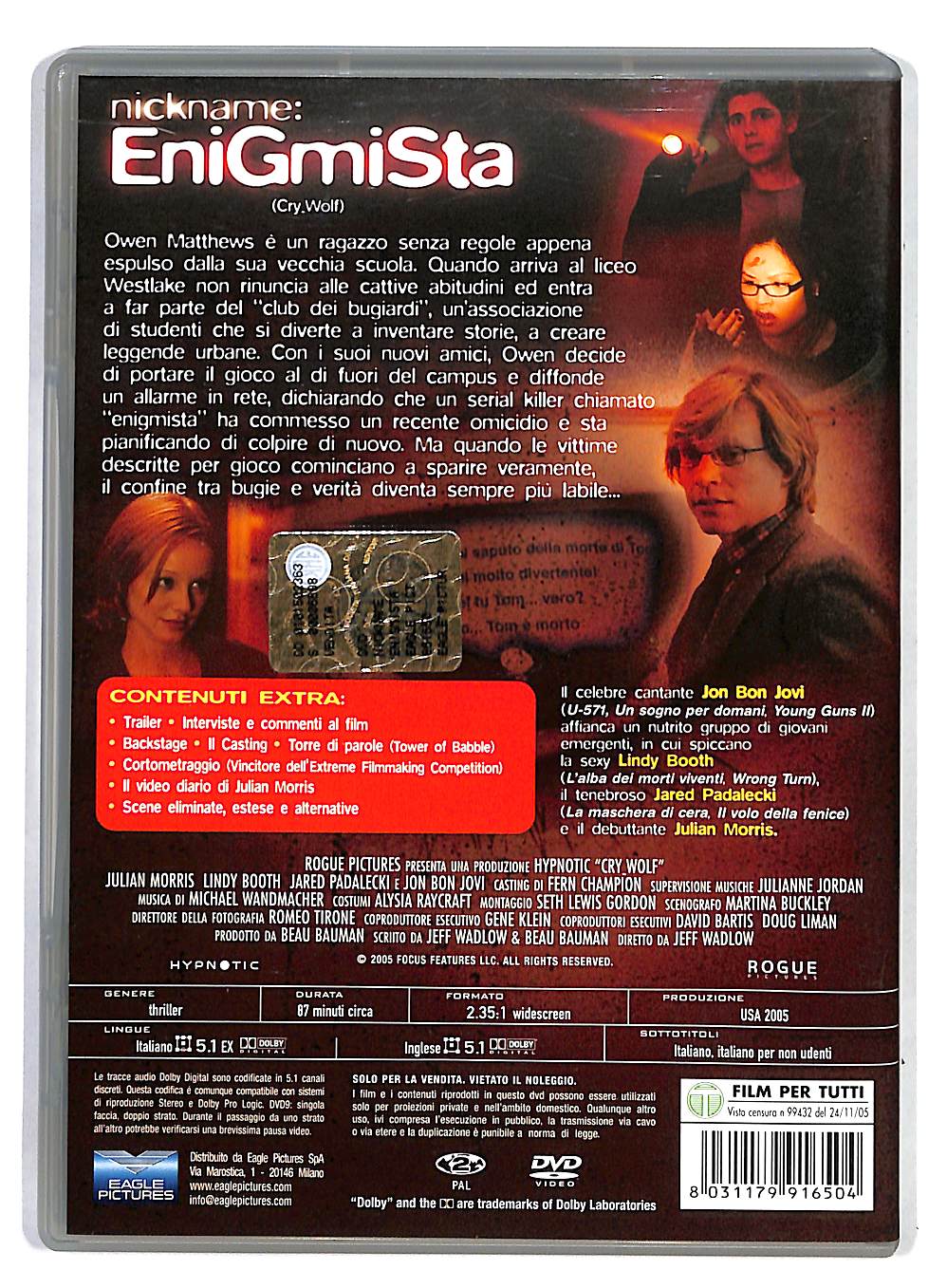 EBOND Nickname : Enigmista DVD DB561852