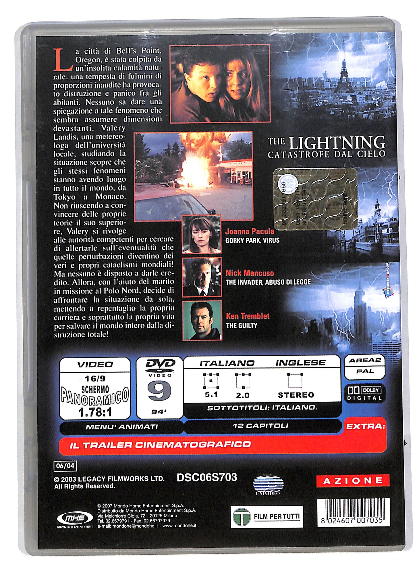 EBOND The lightning catastrofe dal cielo DVD DB562102