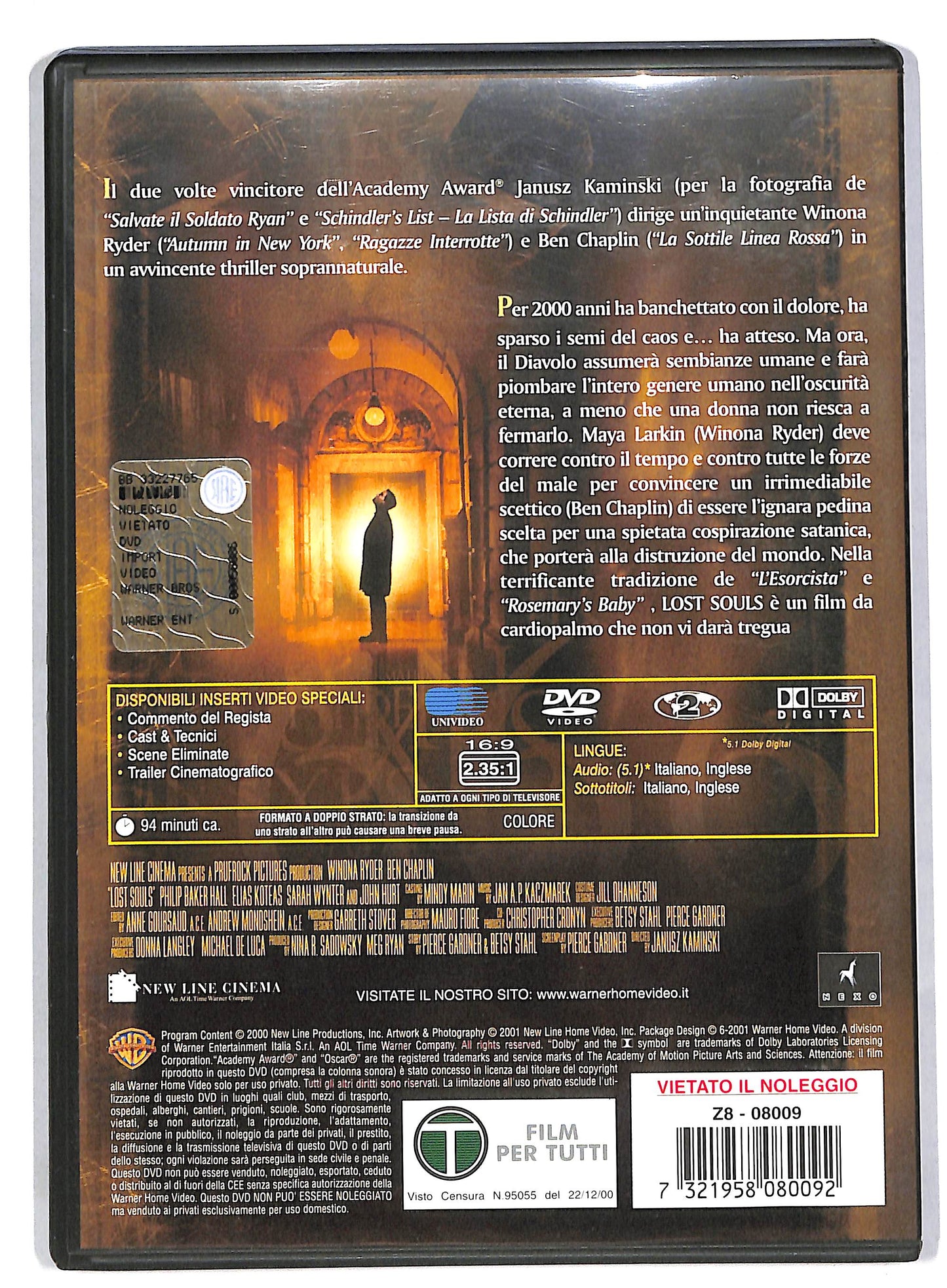 EBOND Lost Souls - La profezia DVD DB562112
