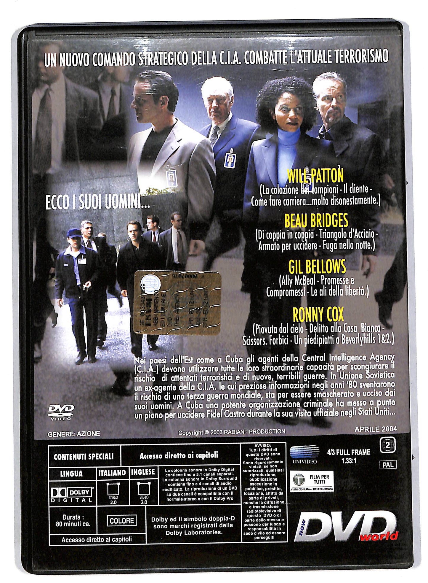 EBOND The Agency EDITORIALE DVD DB562155