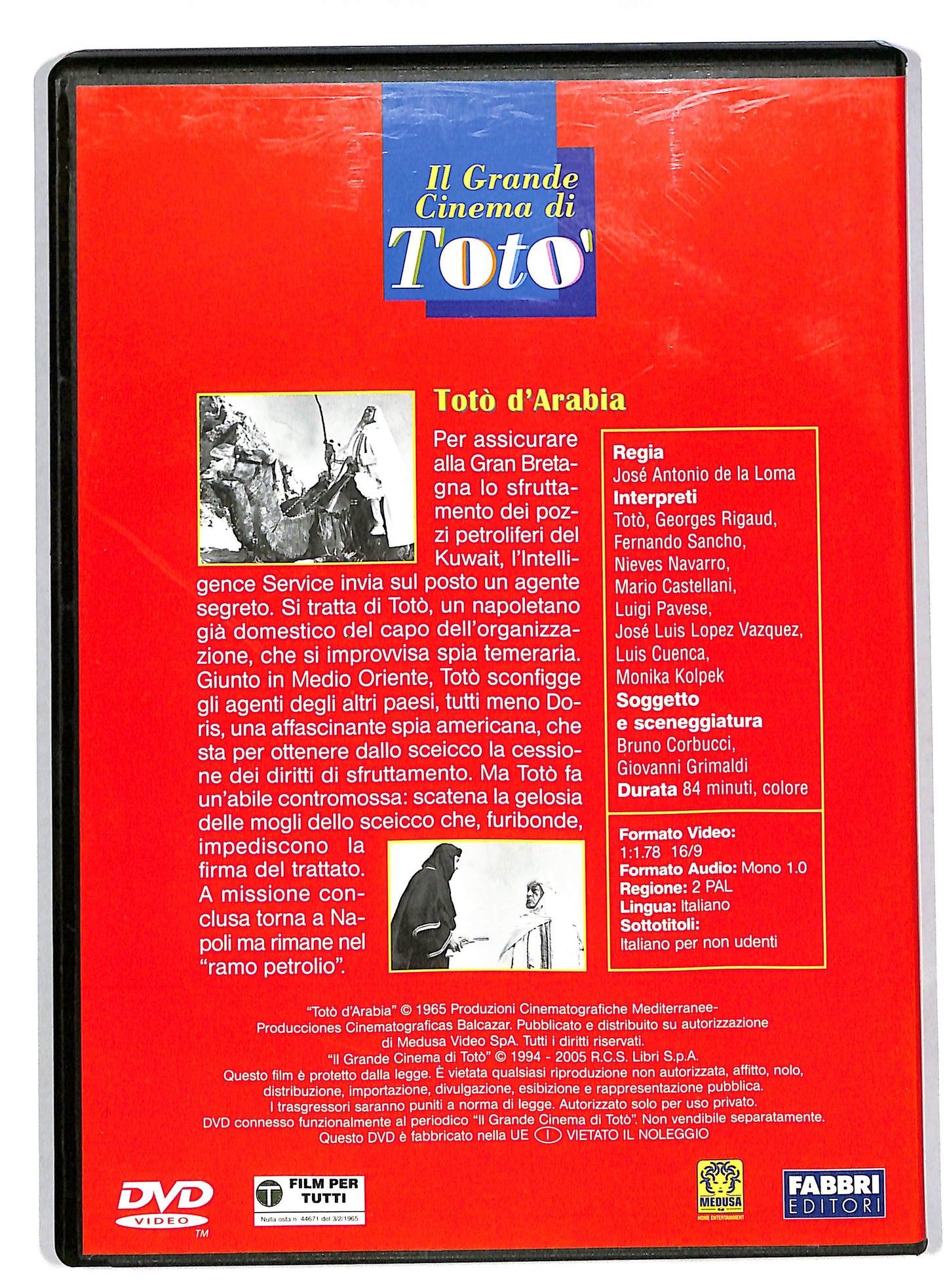 EBOND Toto d'Arabia EDITORIALE DVD DB563632