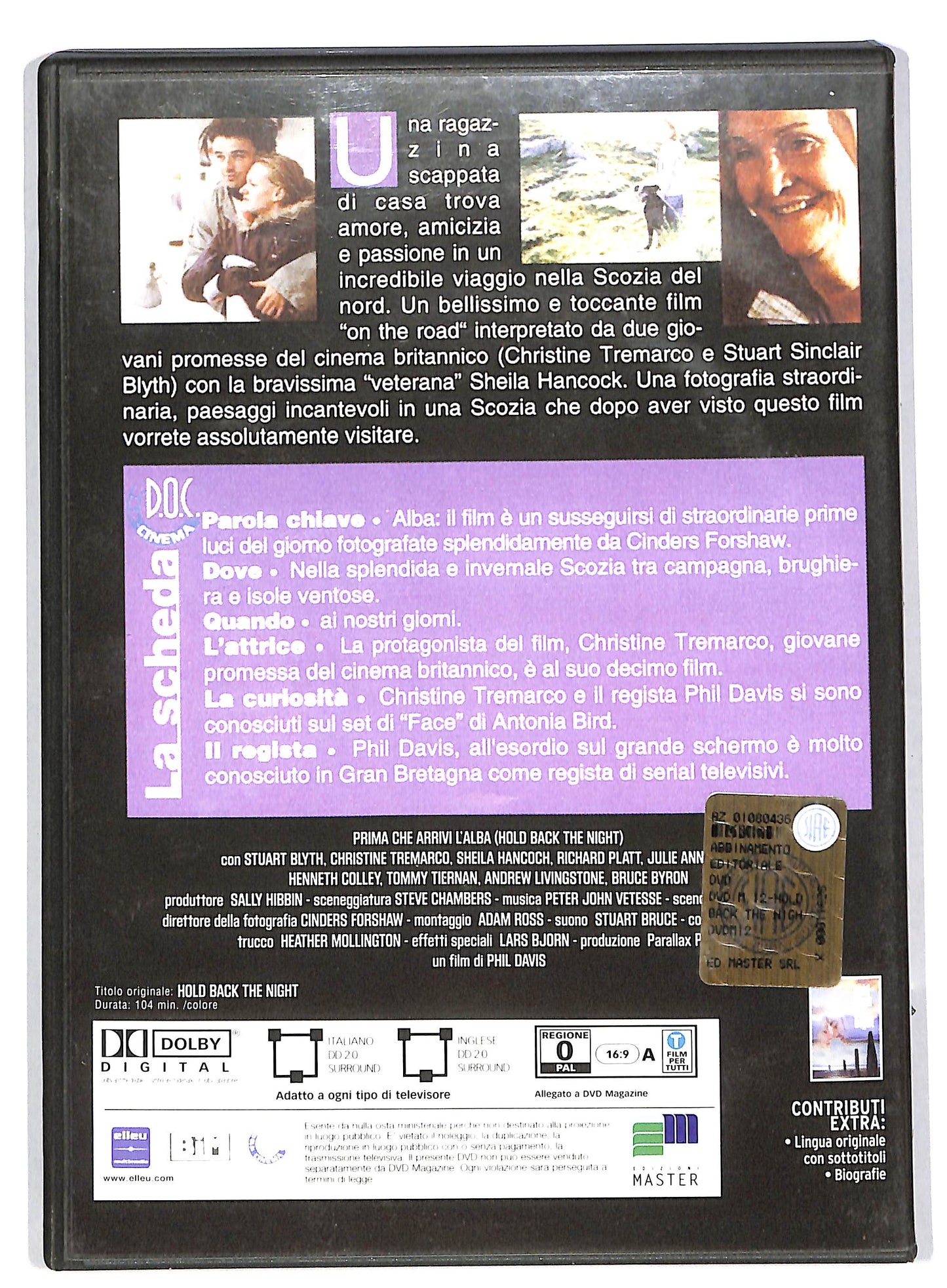 EBOND Hold Back The Night EDITORIALE DVD DB563657