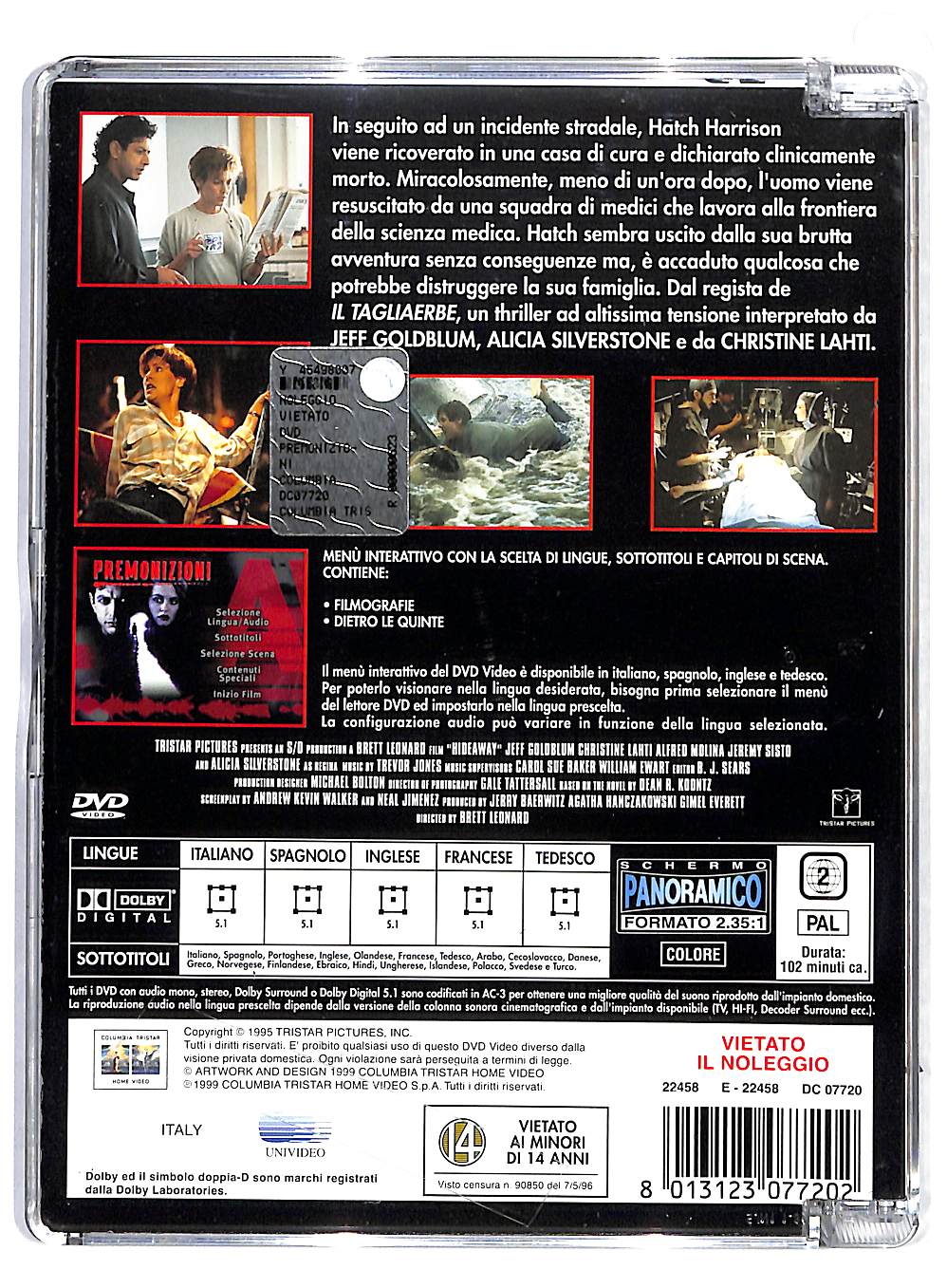 EBOND Premonizioni SJB DVD DB563914