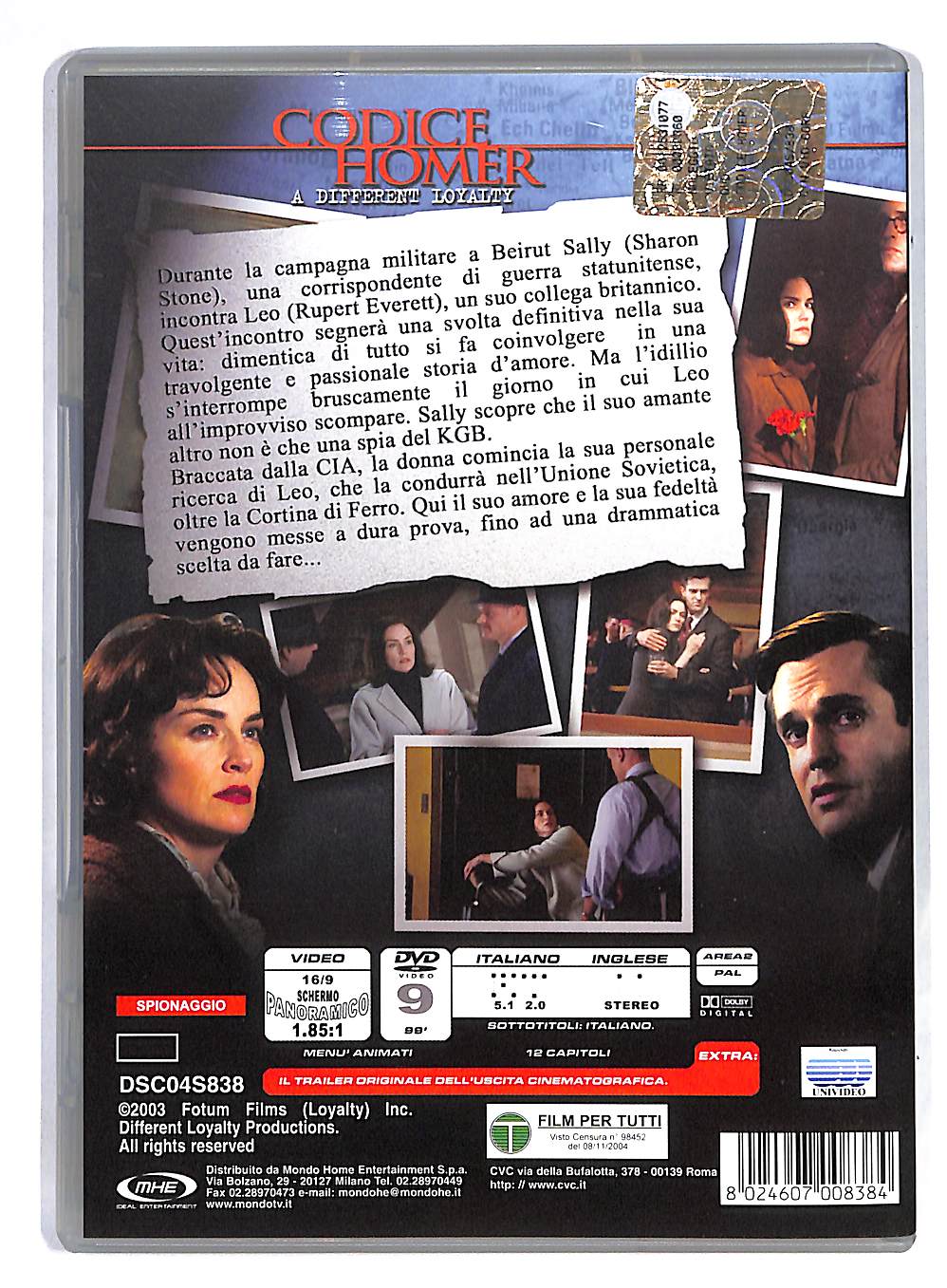 EBOND Codice Homer - a different loyalty DVD DB564107