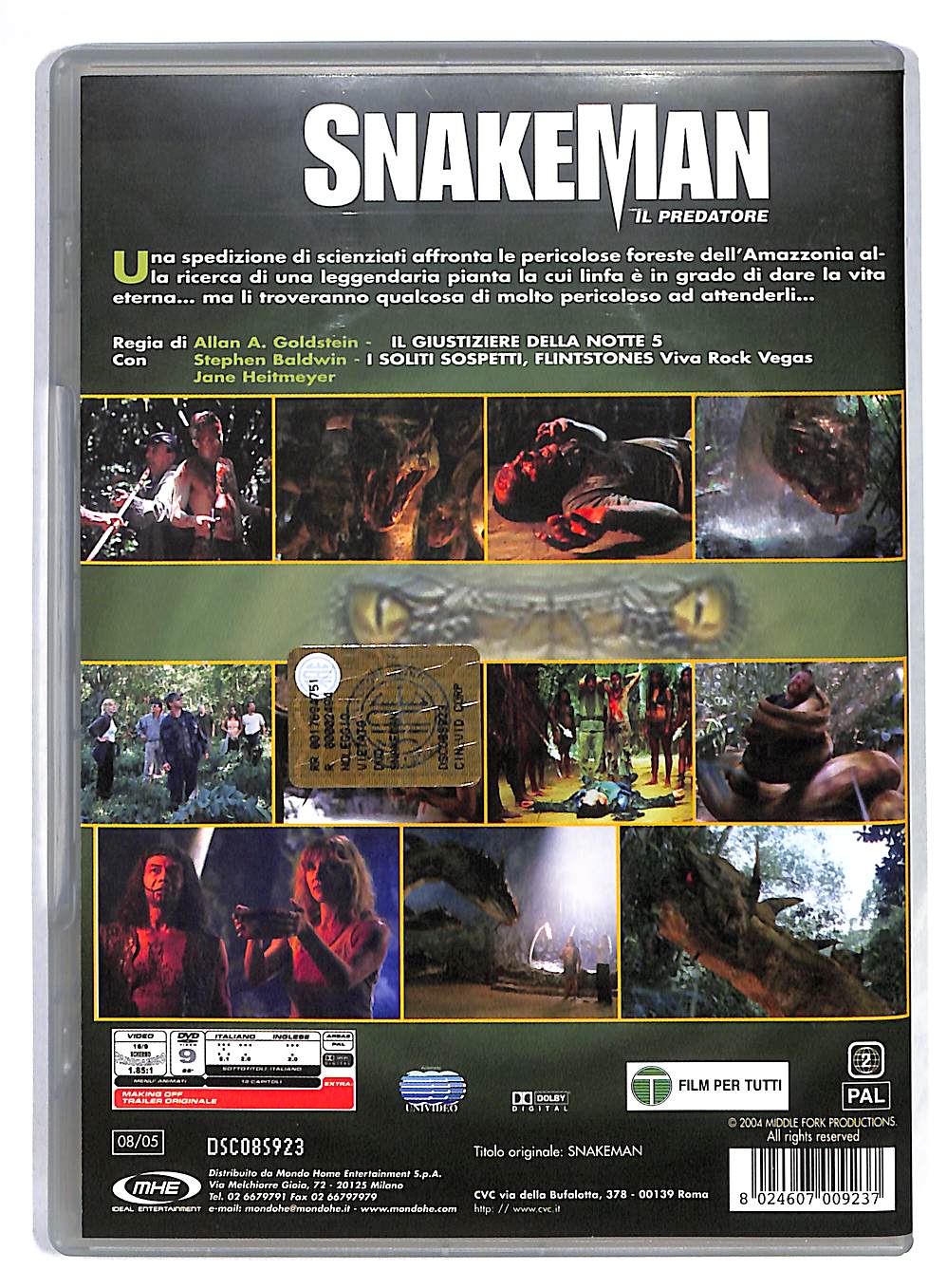 EBOND Snakeman - Il predatore DVD DB564144